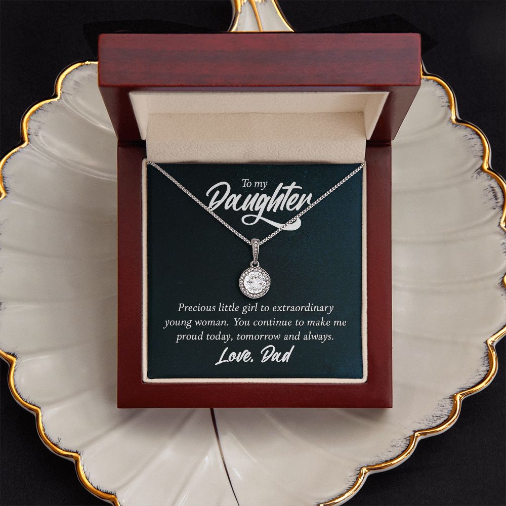 To My Daughter Necklace