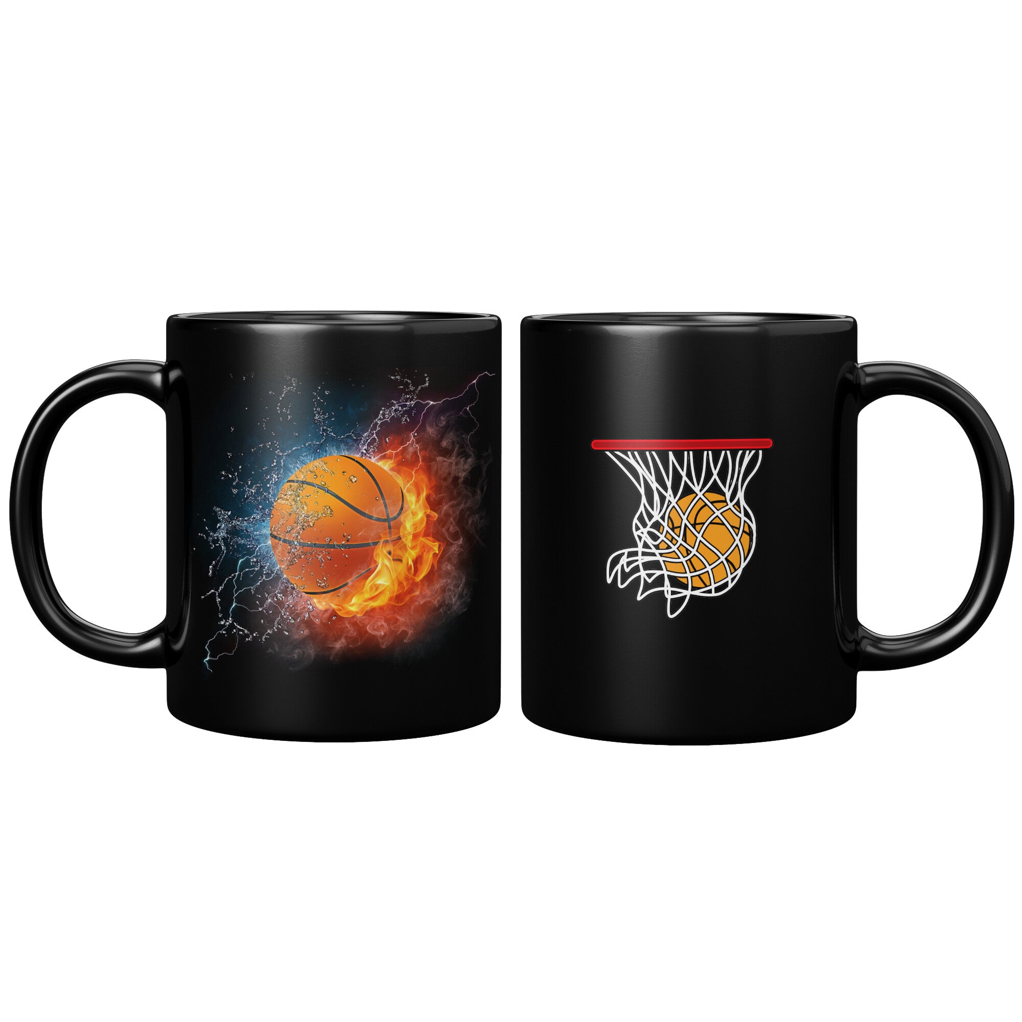 11OZ Black Printed Mug