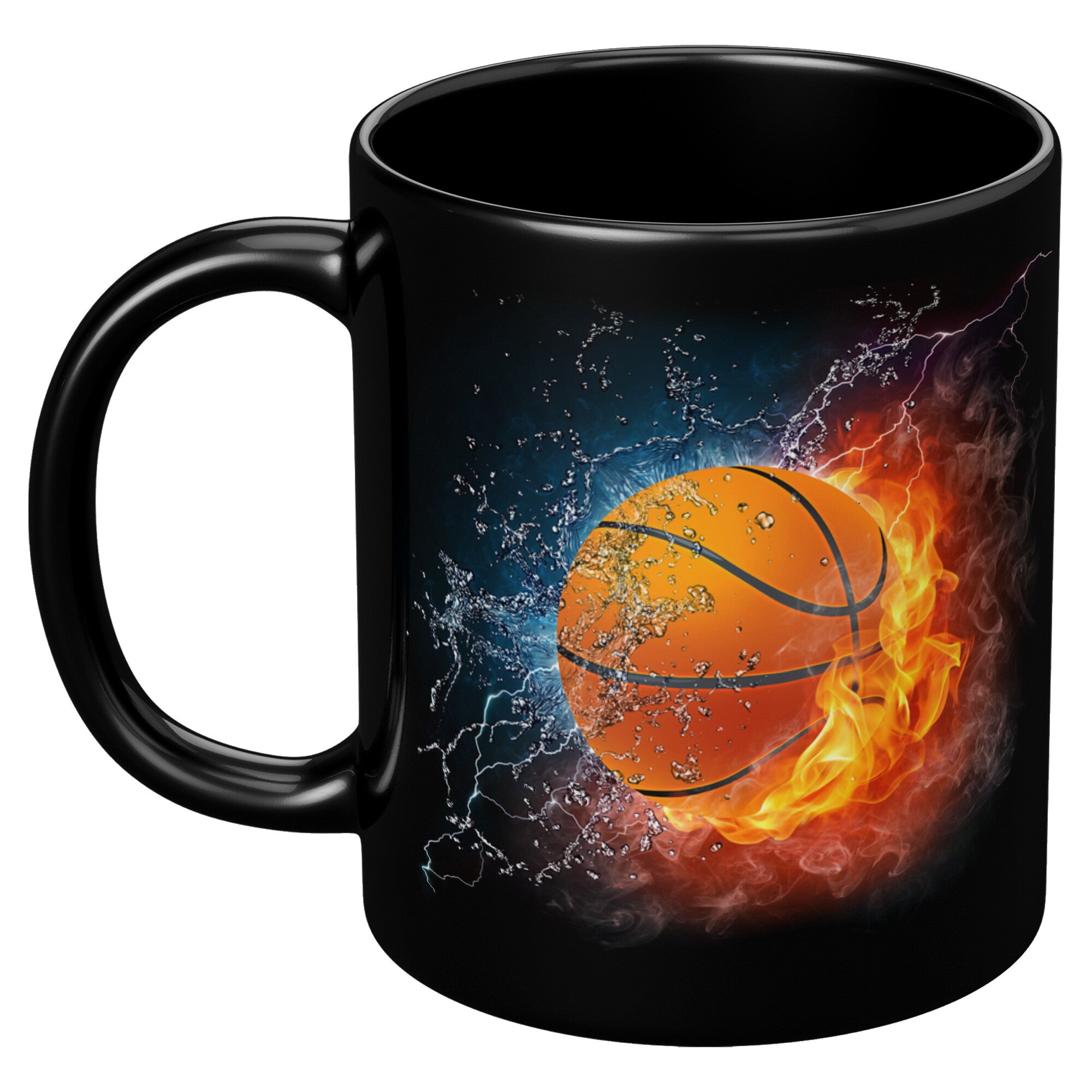 11OZ Black Printed Mug