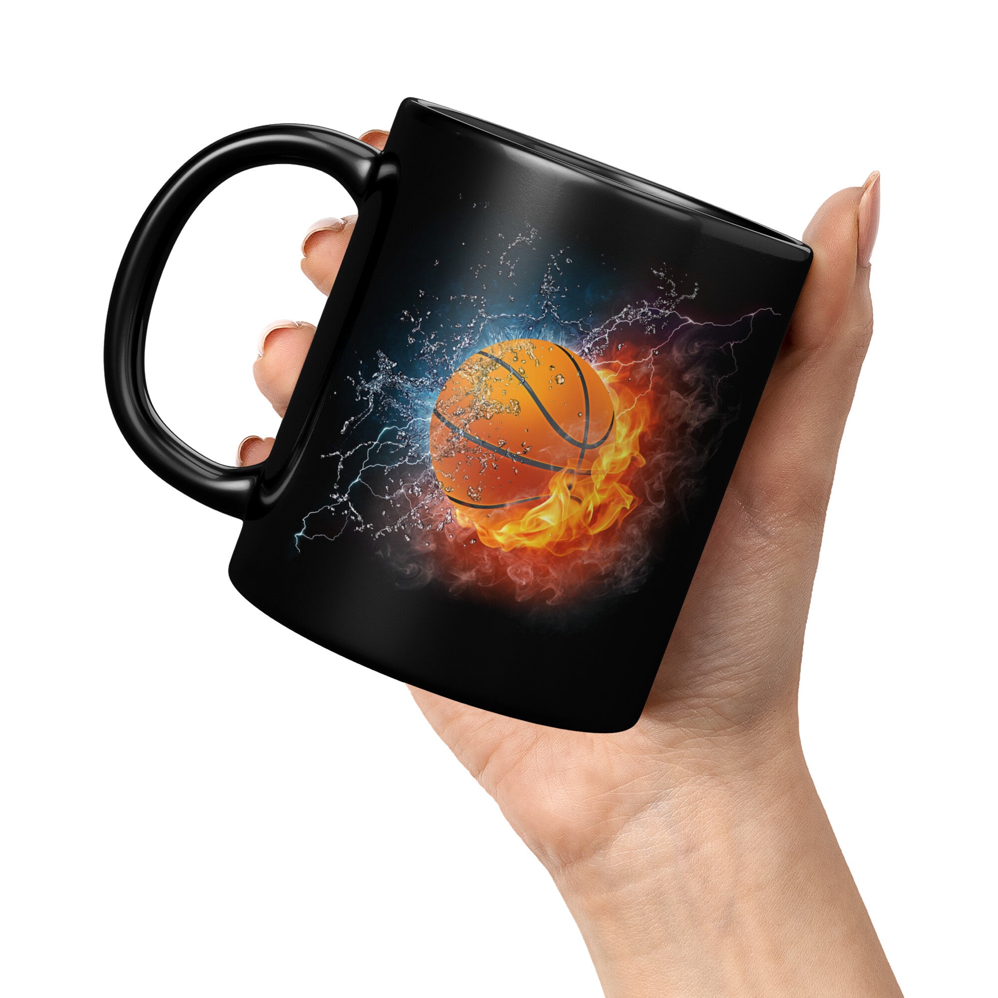 11OZ Black Printed Mug
