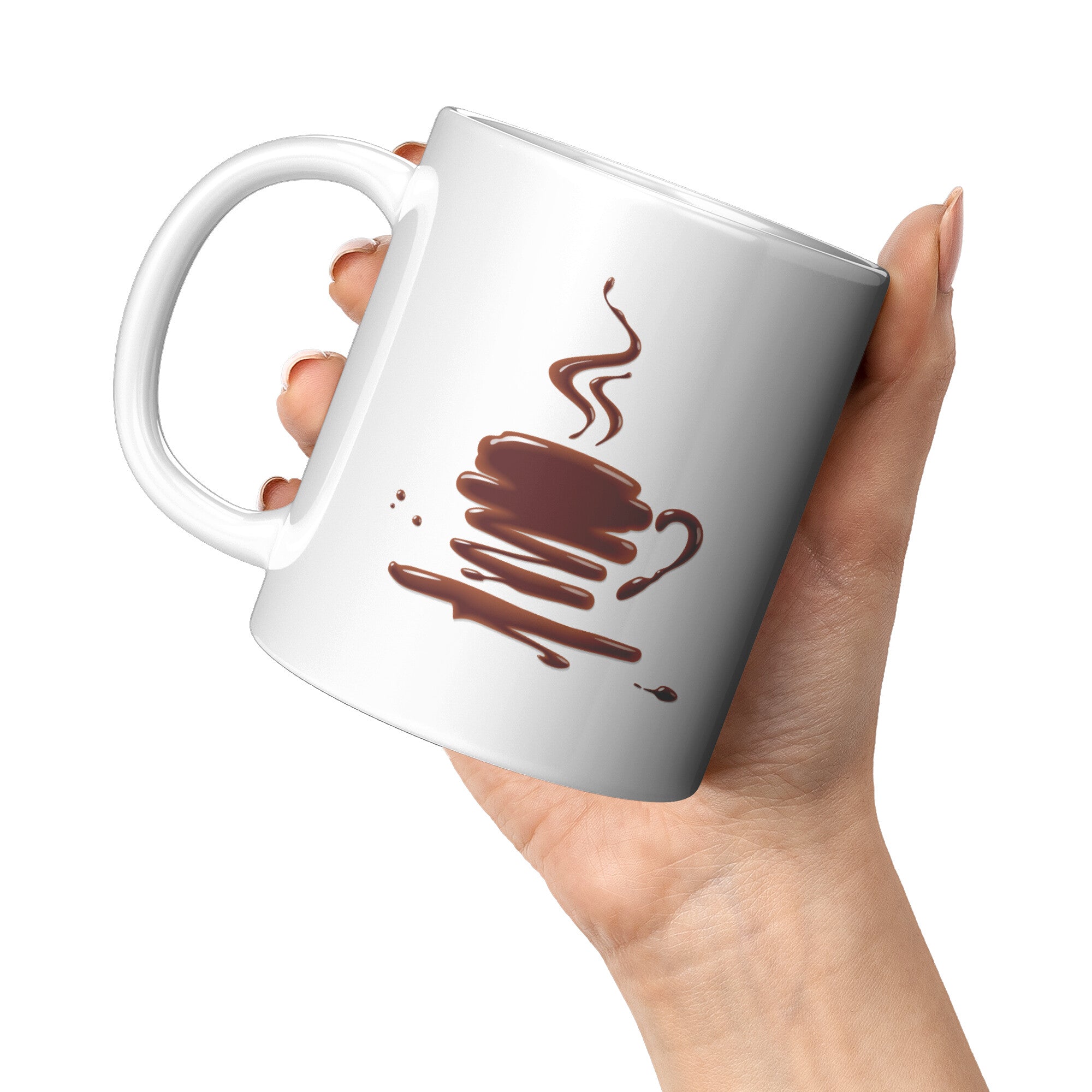 11OZ White Printed Mug