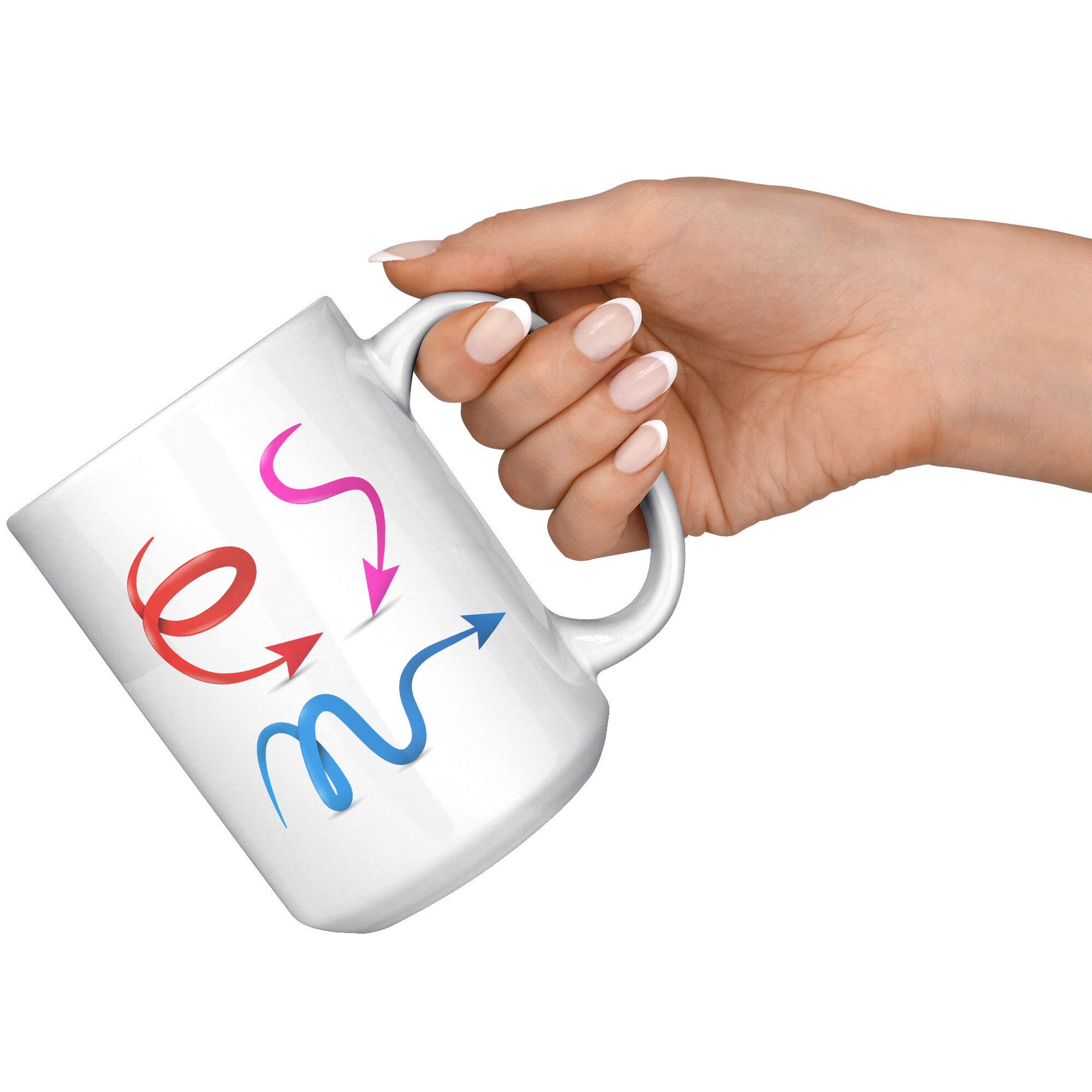 15OZ White Printed Mug