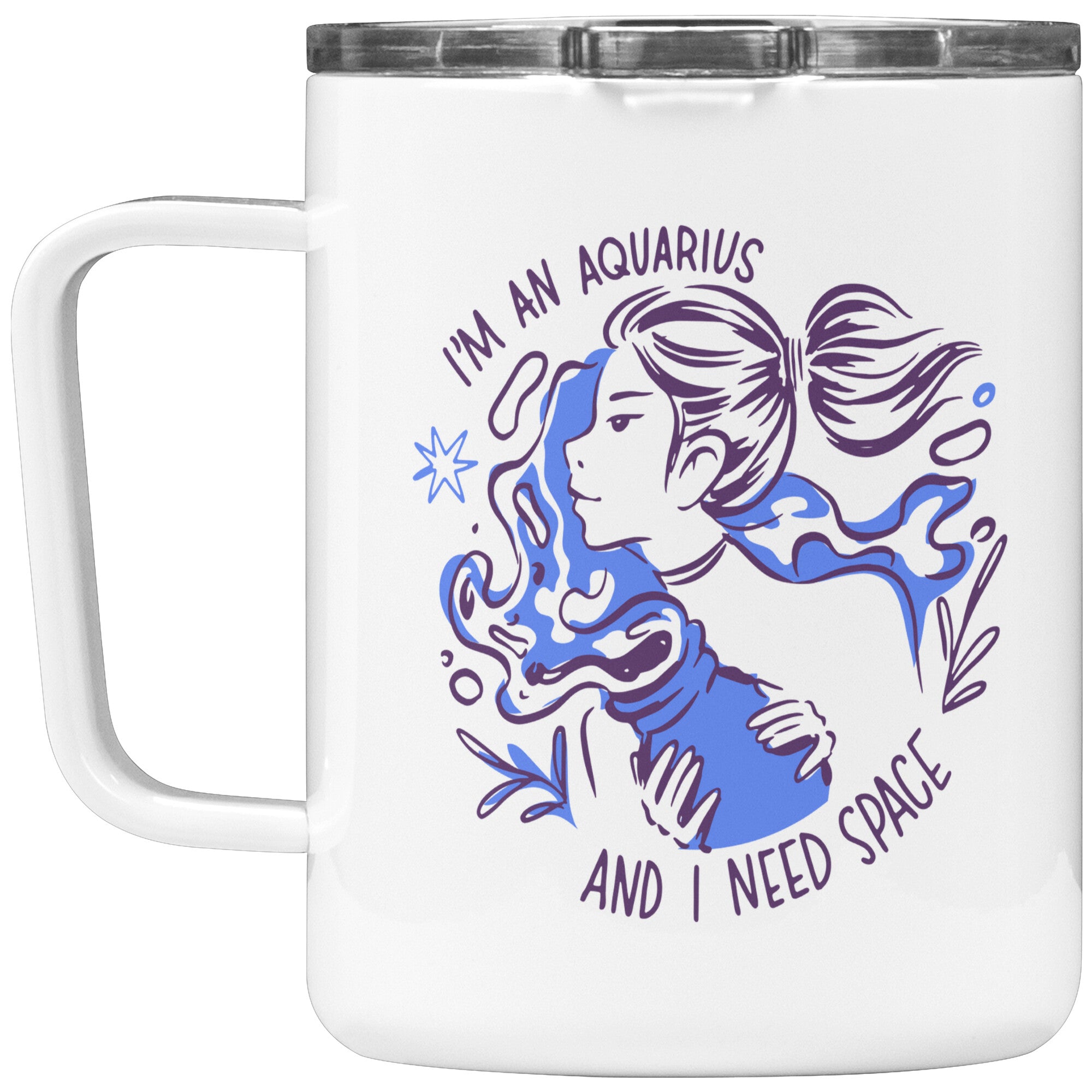 Aquarius 10OZ INSULATED COFFEE MUG