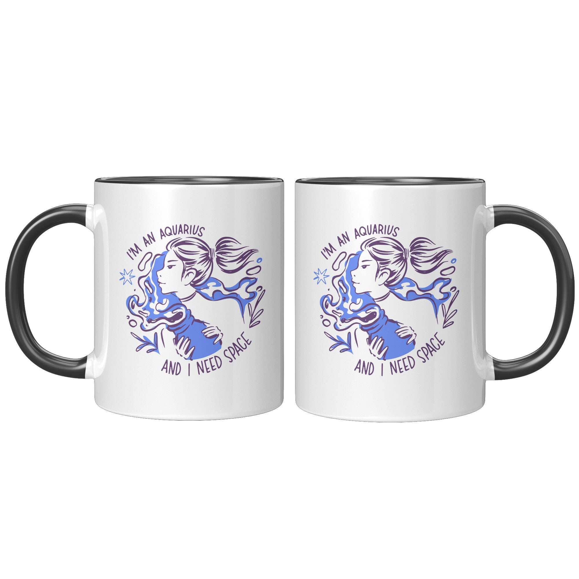 Aquarius 11OZ ACCENT MUG