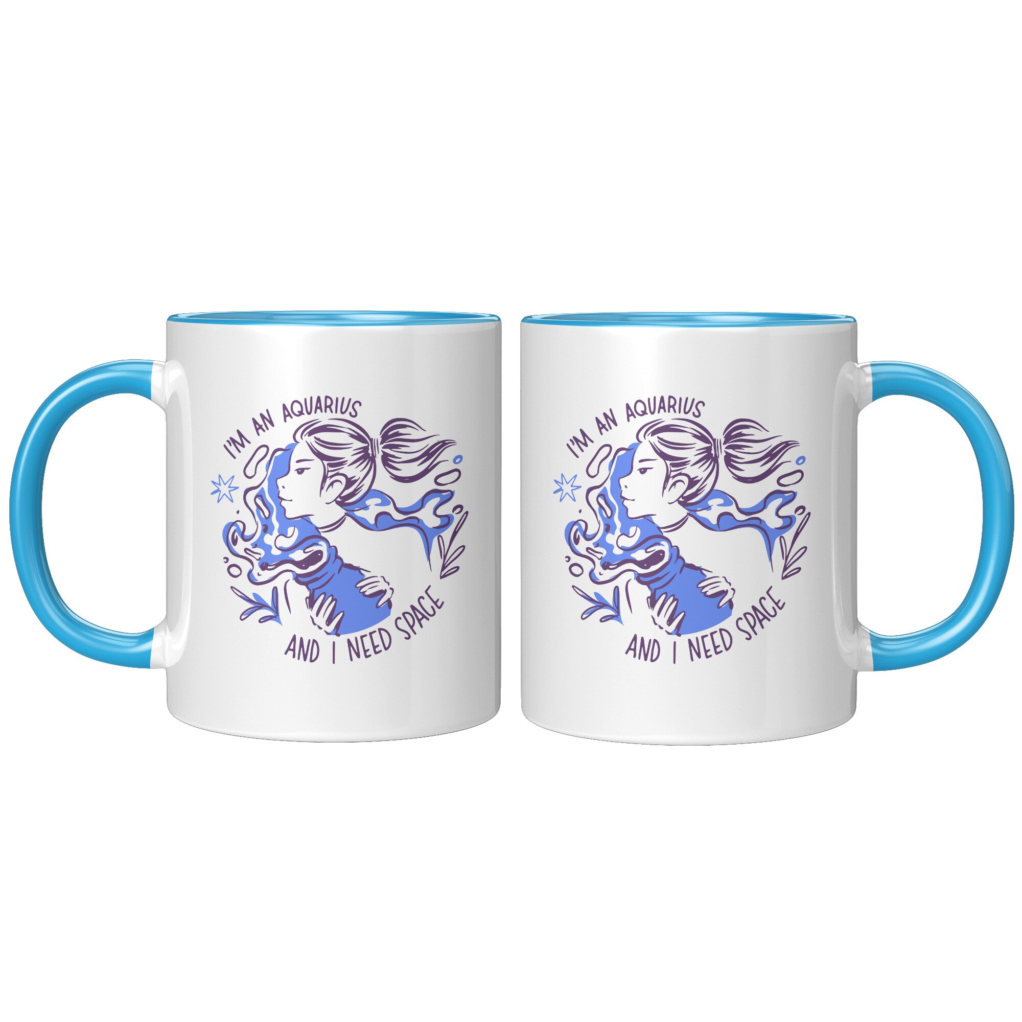 Aquarius 11OZ ACCENT MUG