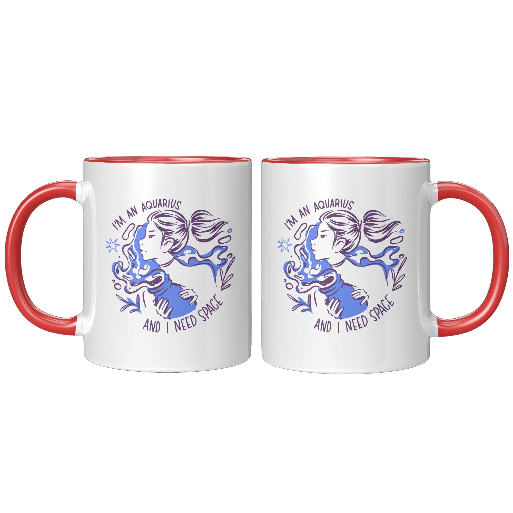 Aquarius 11OZ ACCENT MUG