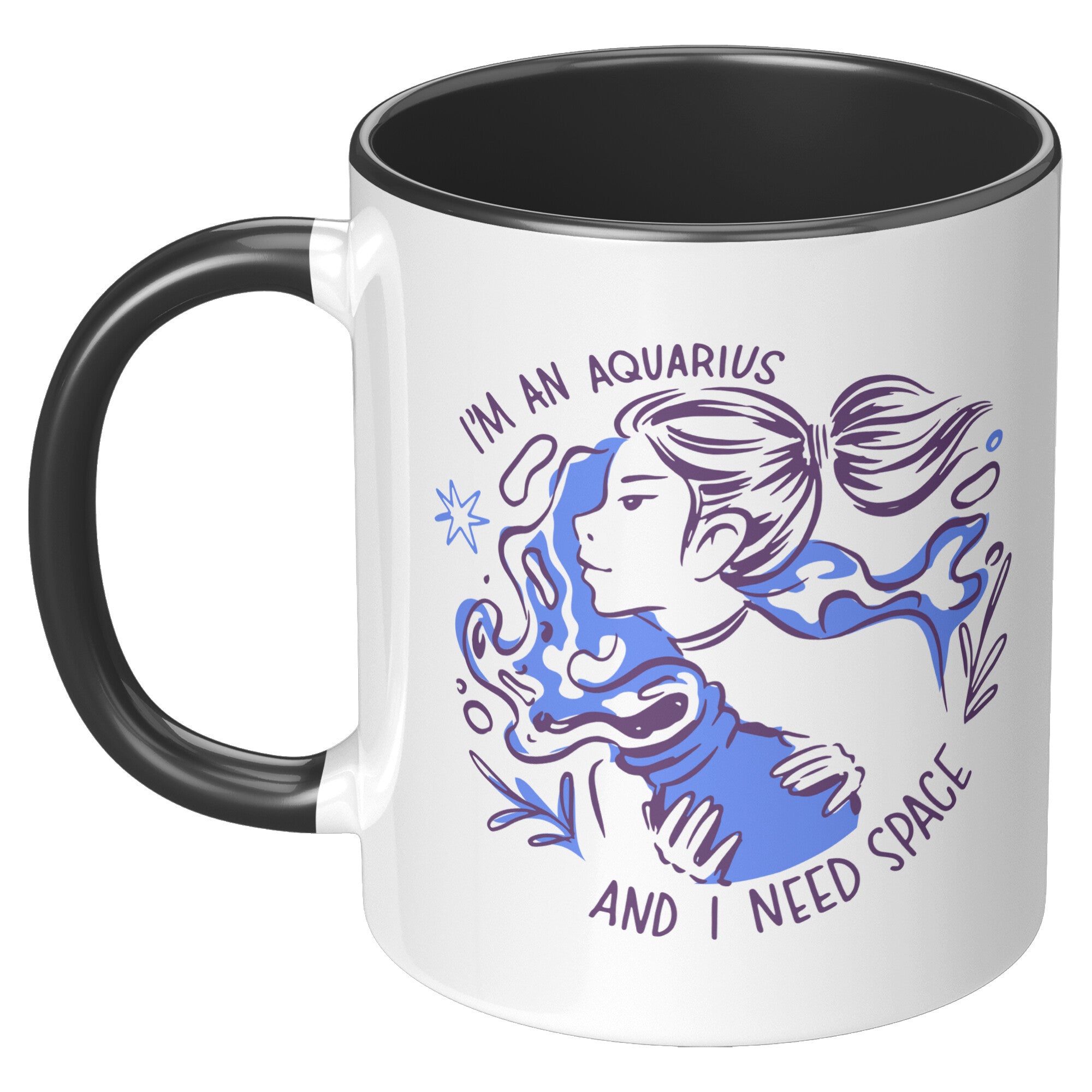 Aquarius 11OZ ACCENT MUG