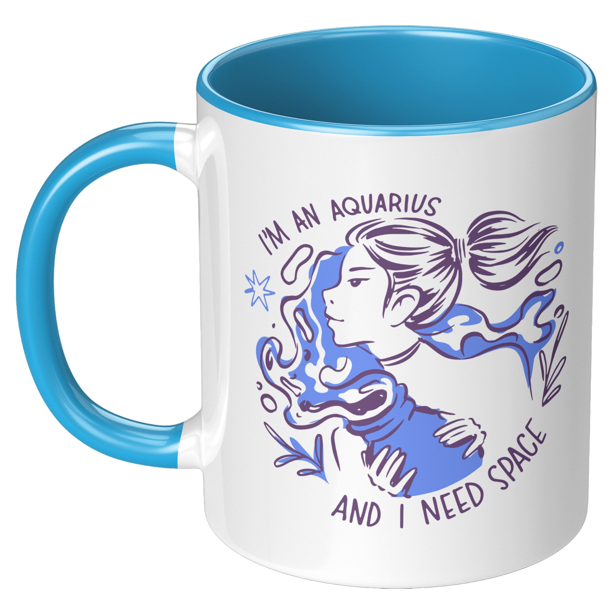 Aquarius 11OZ ACCENT MUG