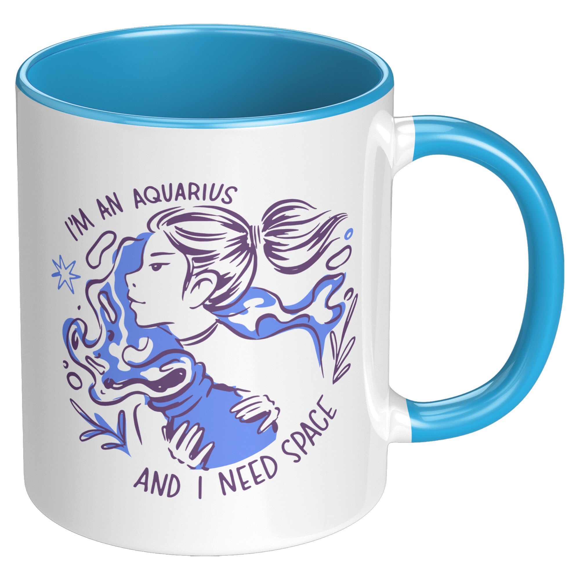 Aquarius 11OZ ACCENT MUG
