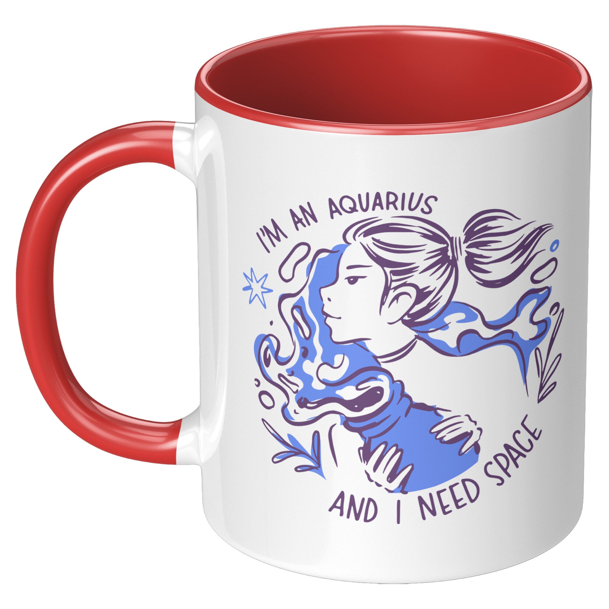 Aquarius 11oz Accent Mug