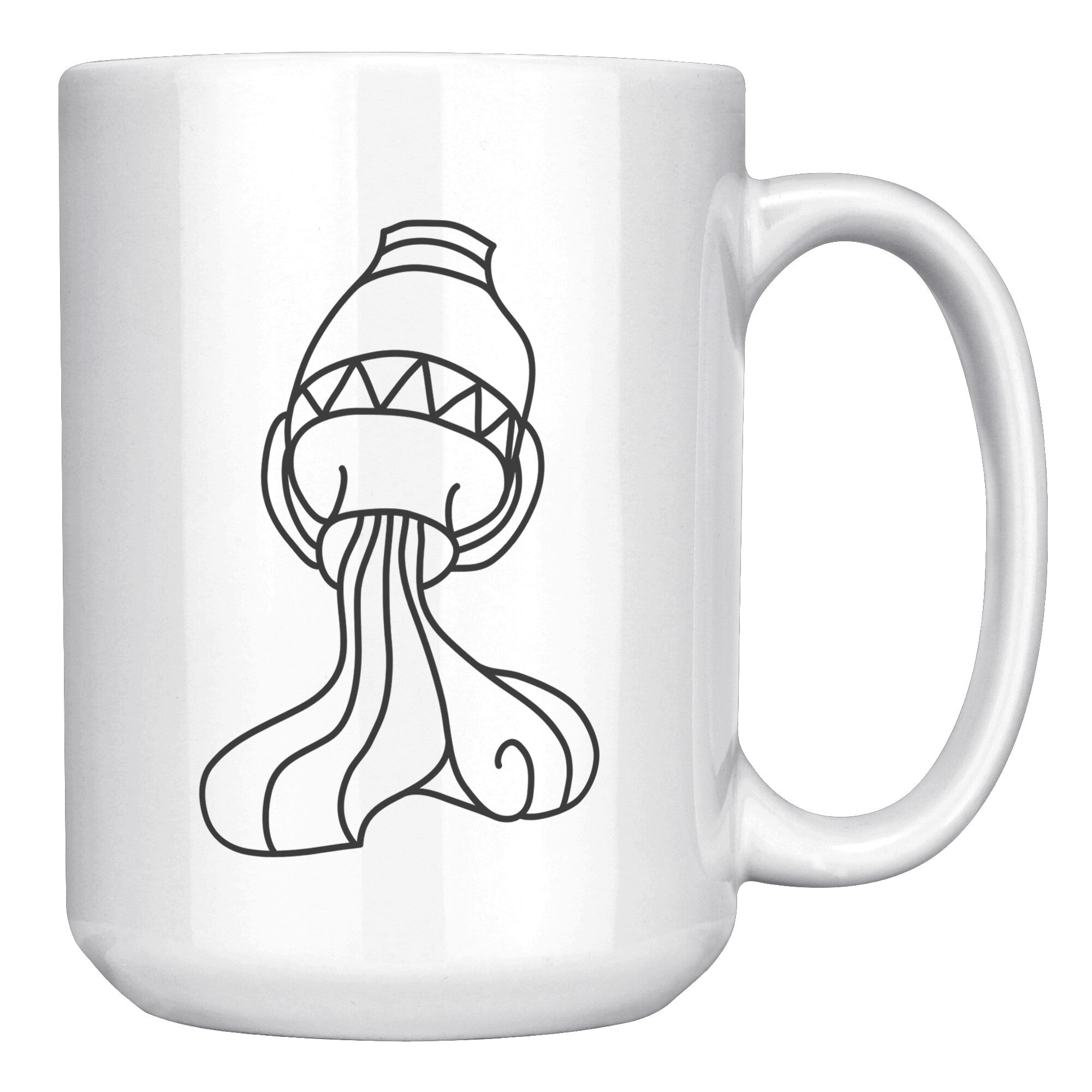 Aquarius 15OZ WHITE MUG