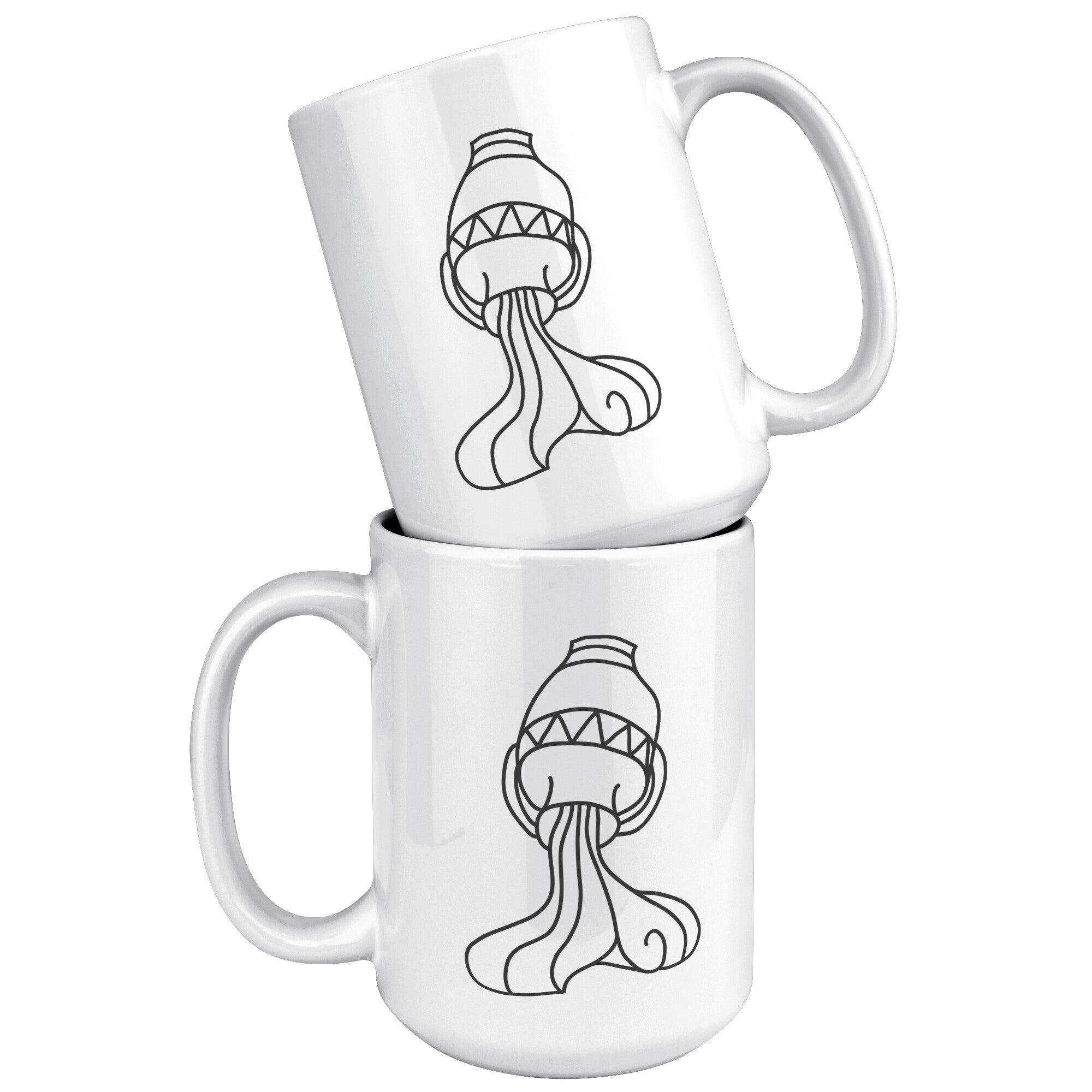 Aquarius 15OZ WHITE MUG