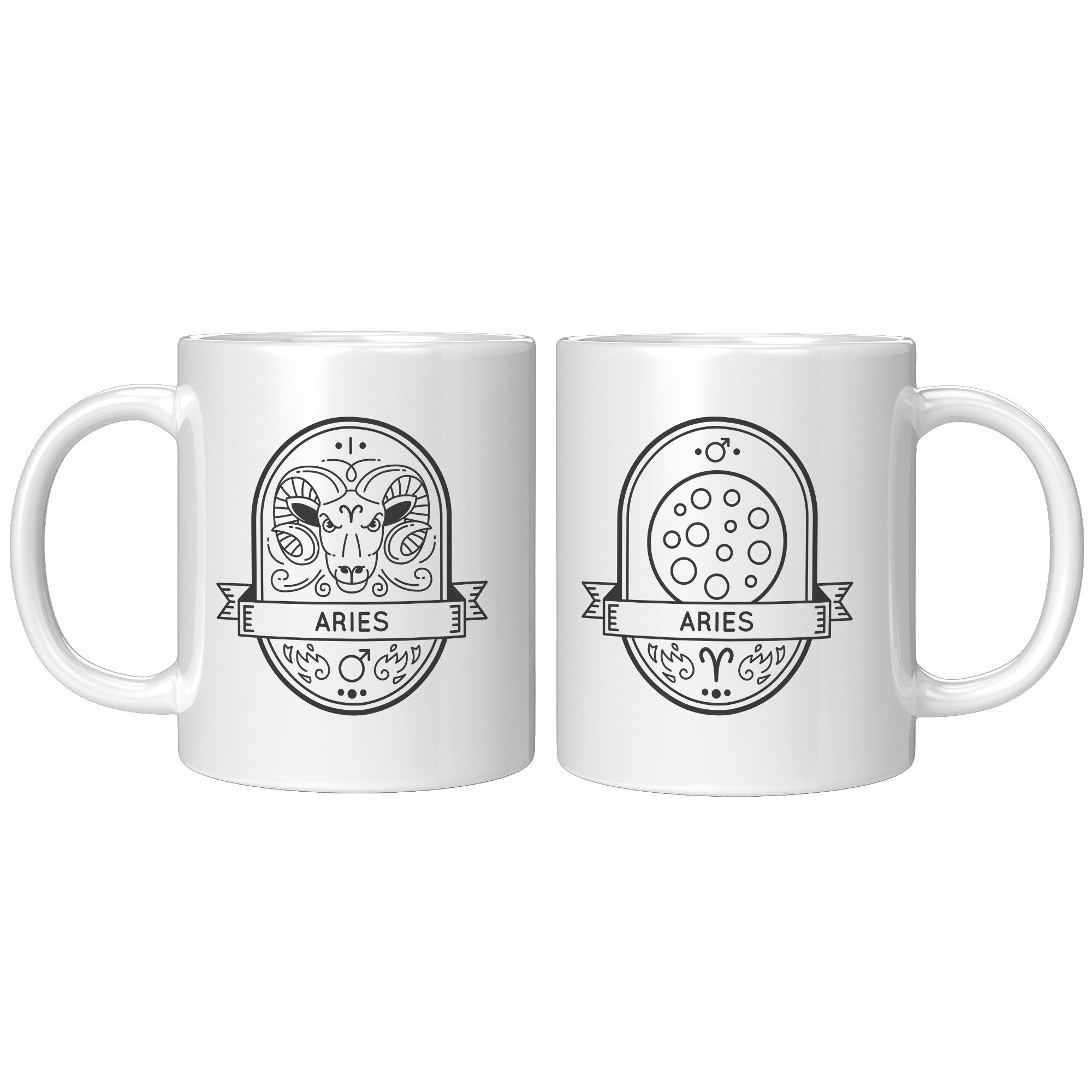 Aries 11oz White Mug