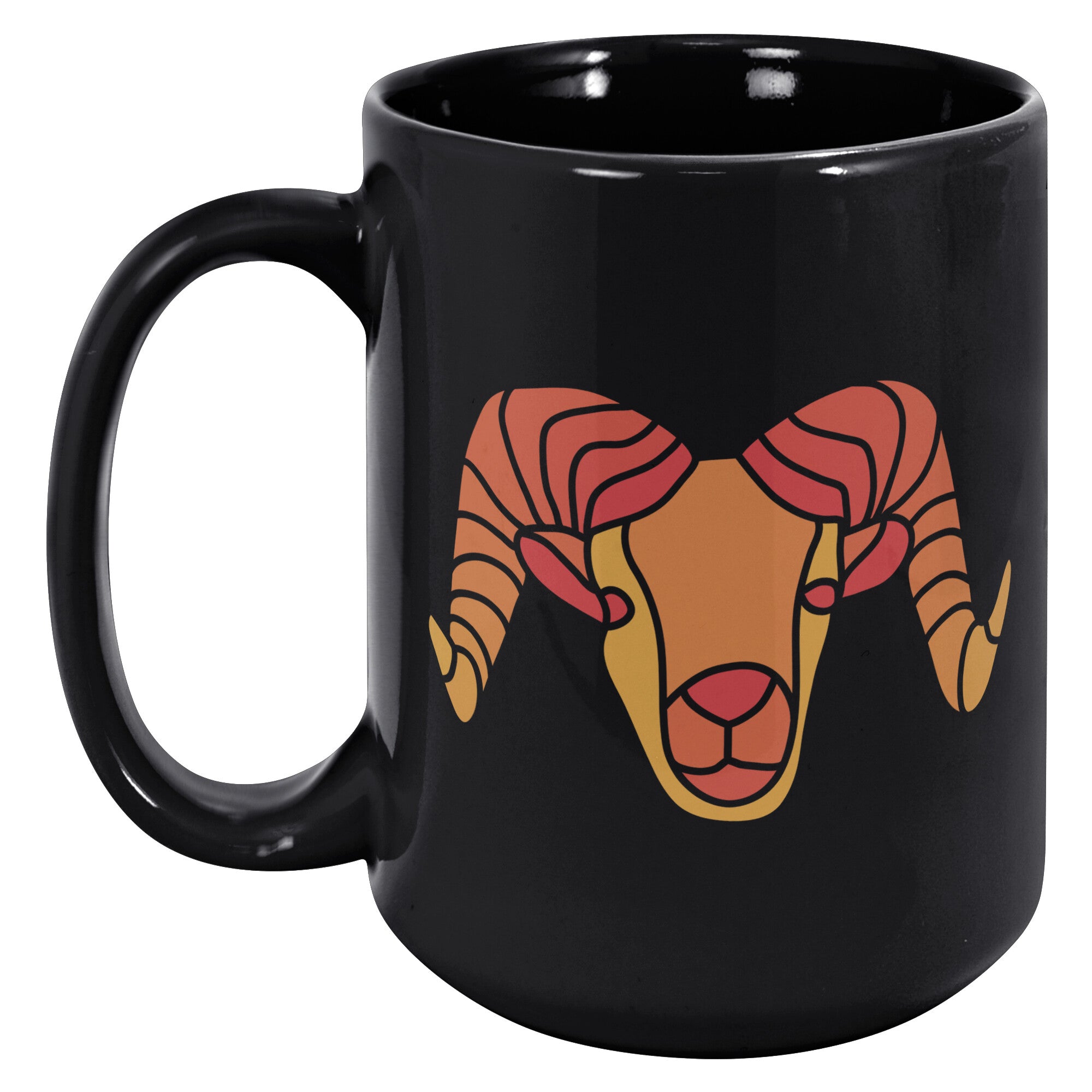Aries 15OZ BLACK MUG