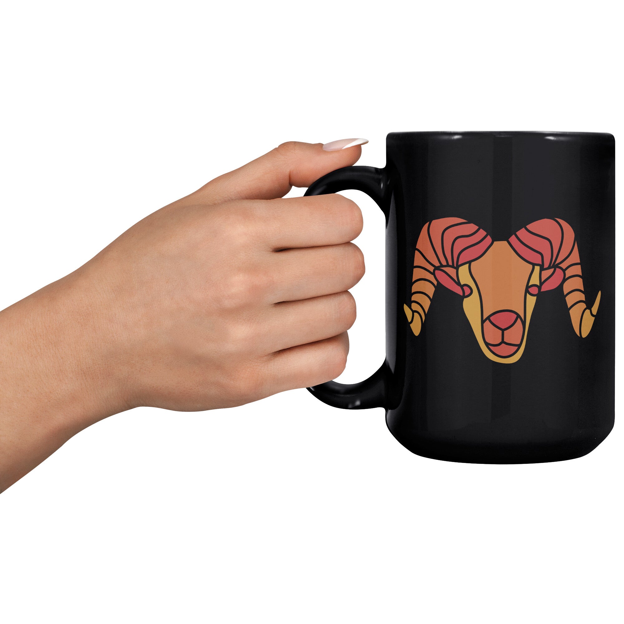 Aries 15OZ BLACK MUG