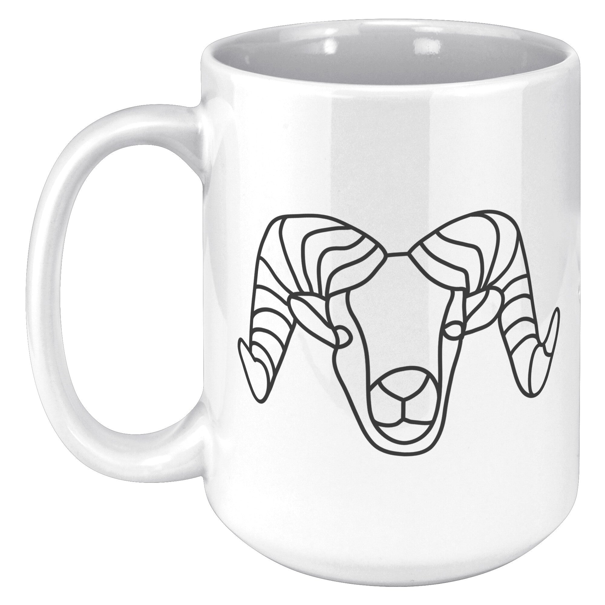 Aries 15OZ WHITE MUG