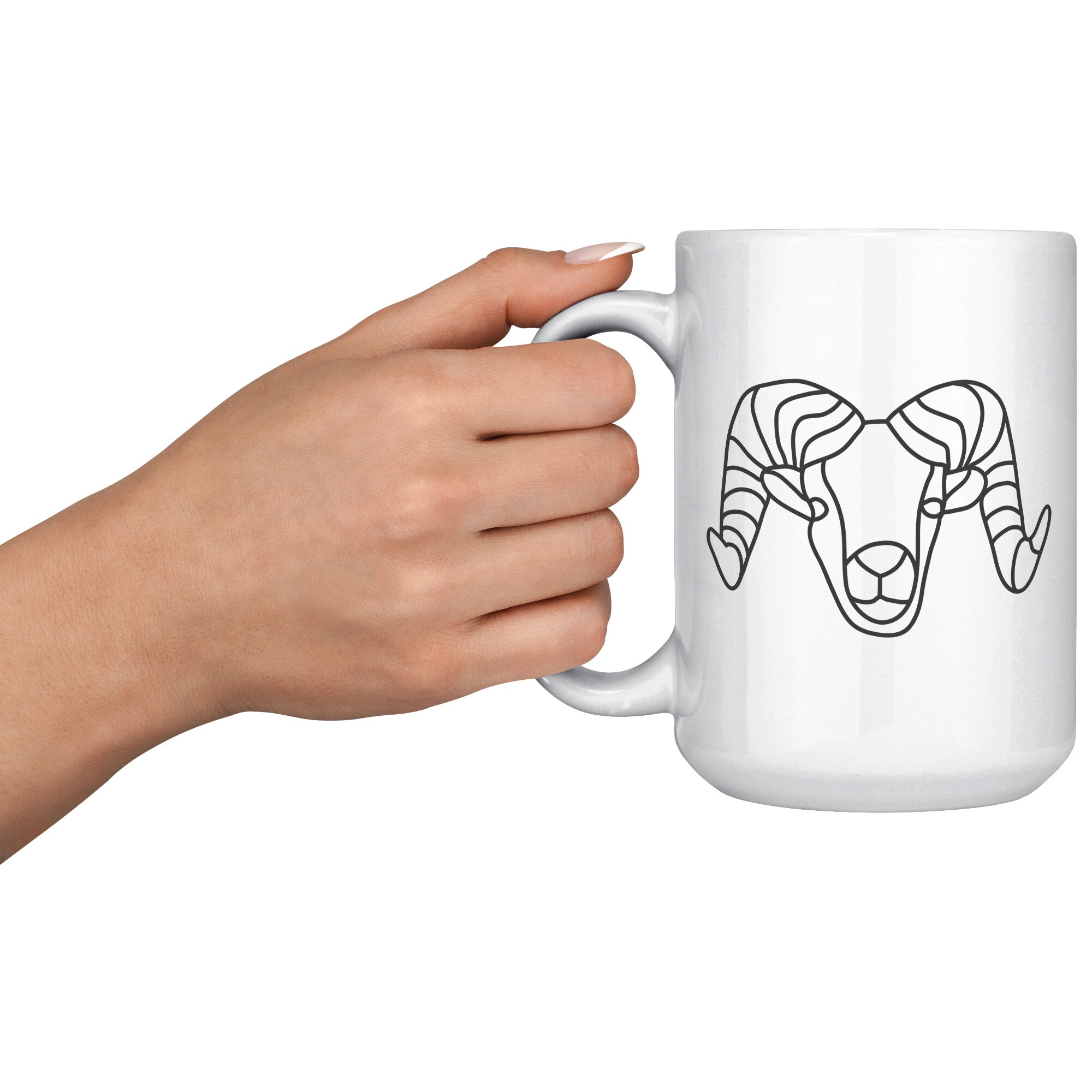 Aries 15OZ WHITE MUG