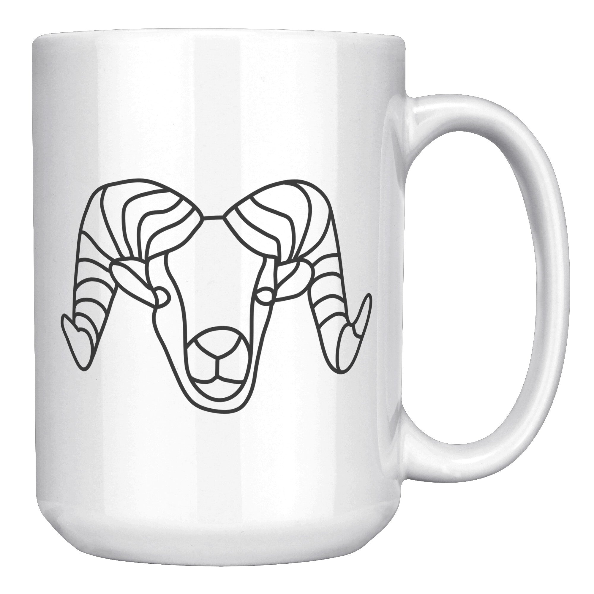 Aries 15OZ WHITE MUG