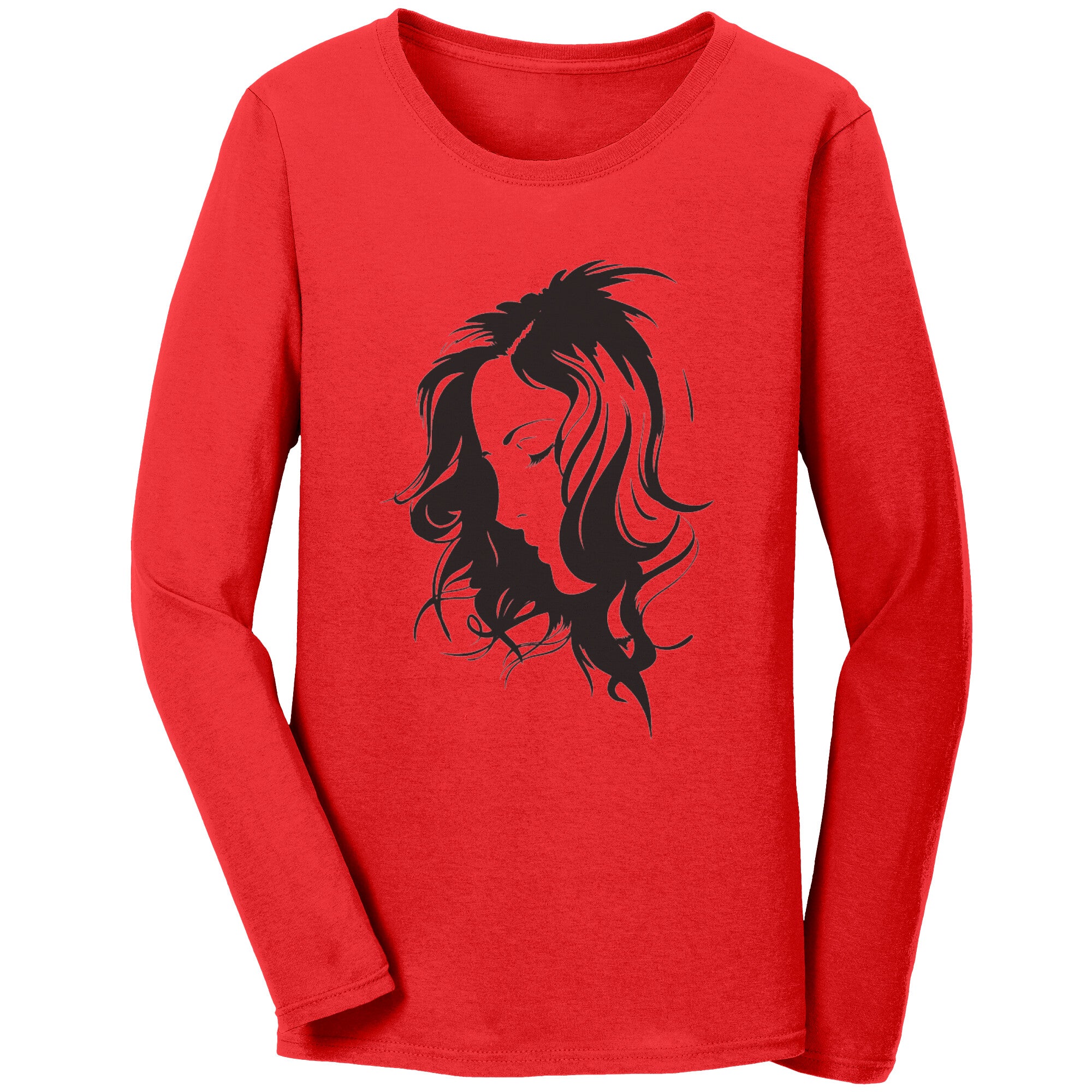 Bella Ladies Jersey Long-Sleeve Printed T-Shirt