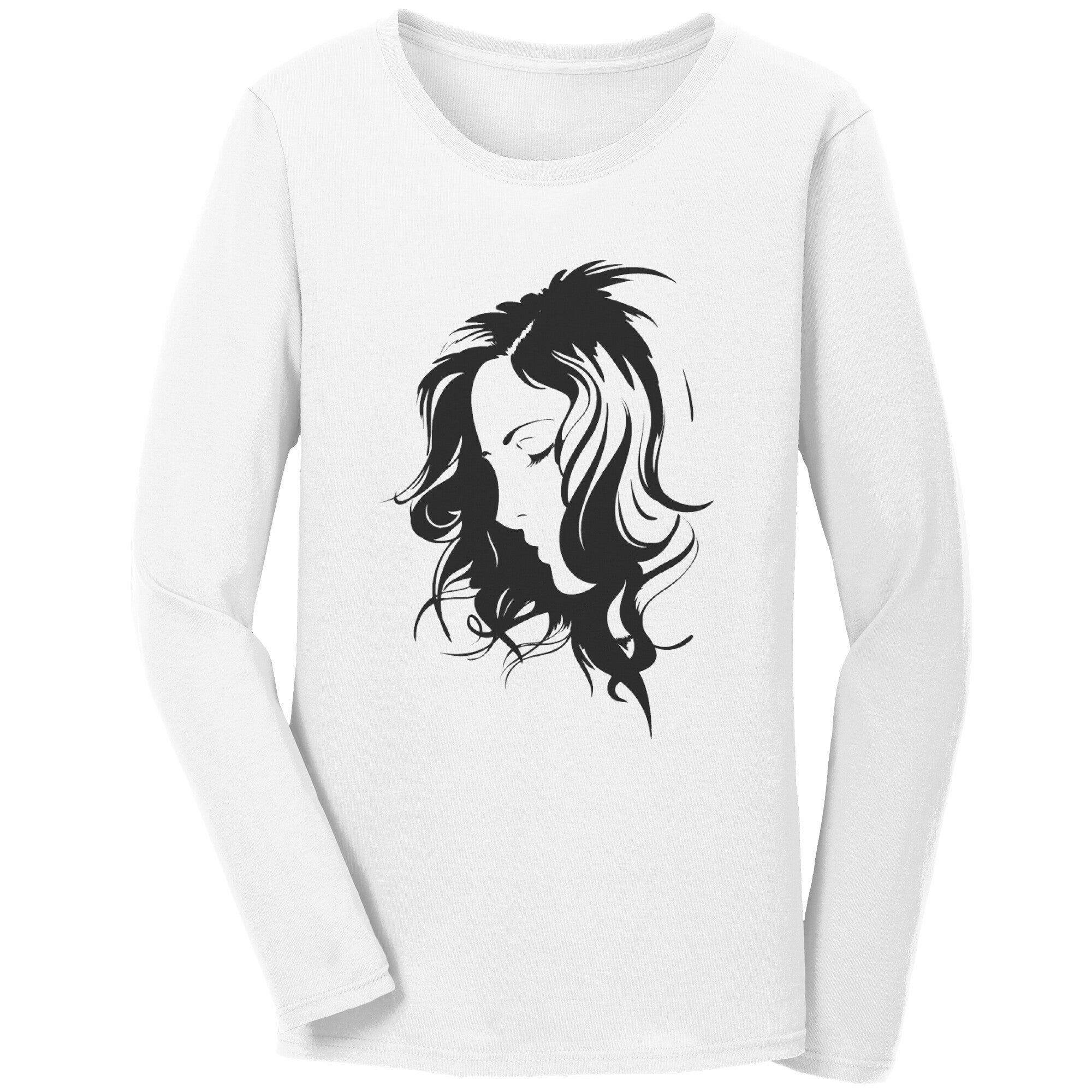 Bella Ladies Jersey Long-Sleeve Printed T-Shirt