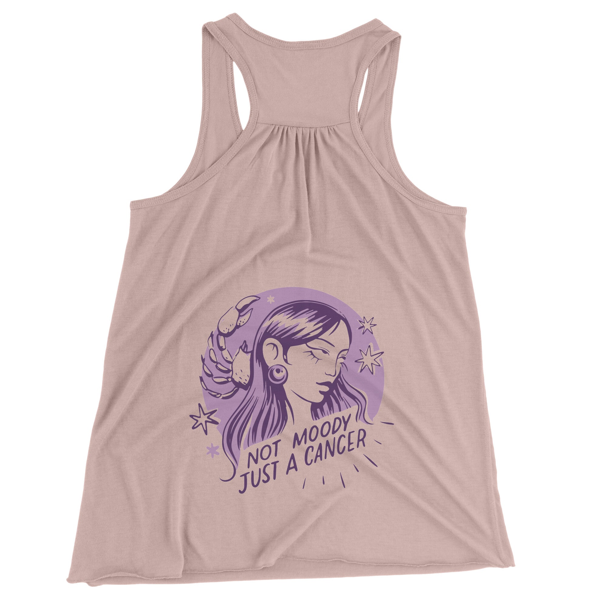 Cancer BELLA FLOWY RACEBACK TANK