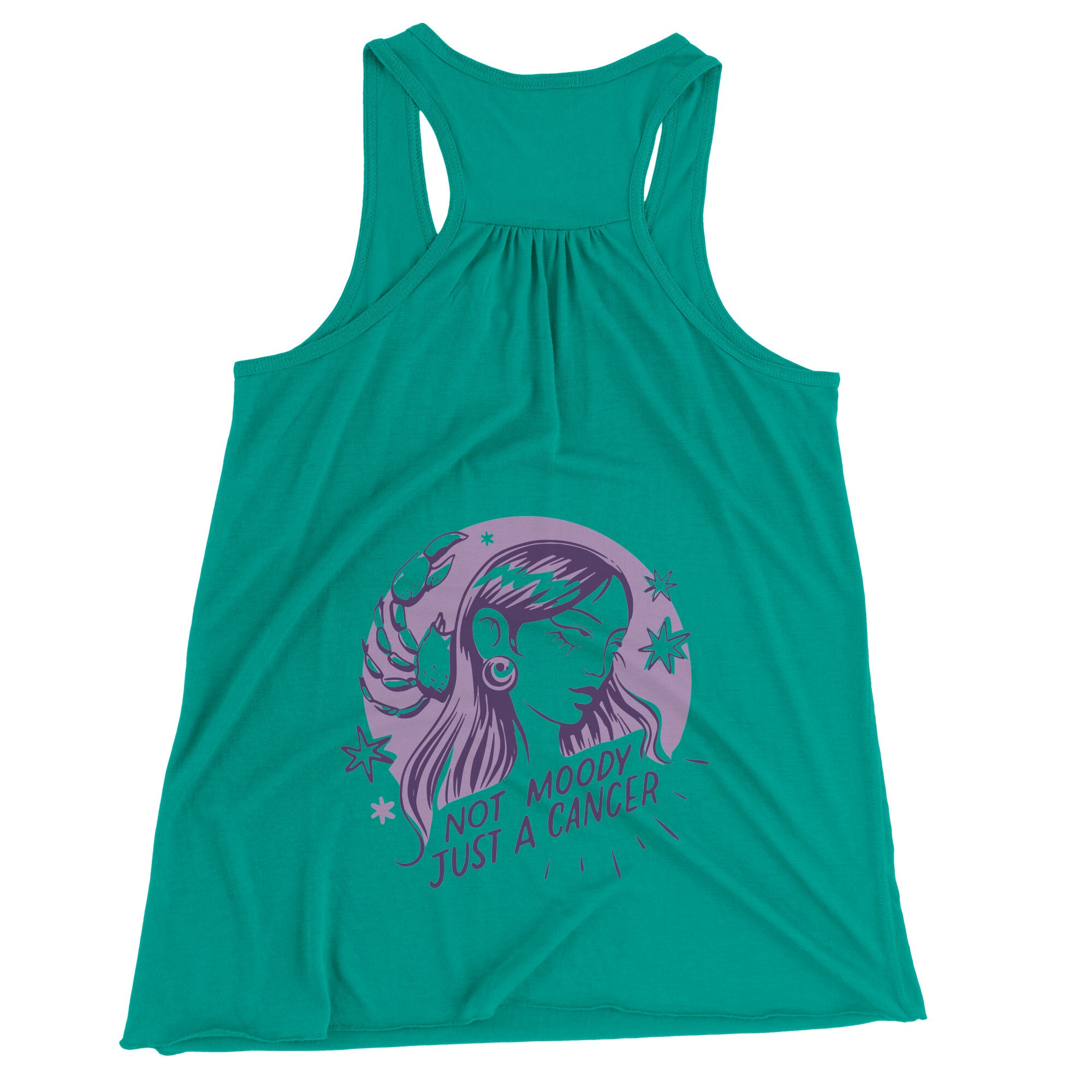 Cancer BELLA FLOWY RACEBACK TANK