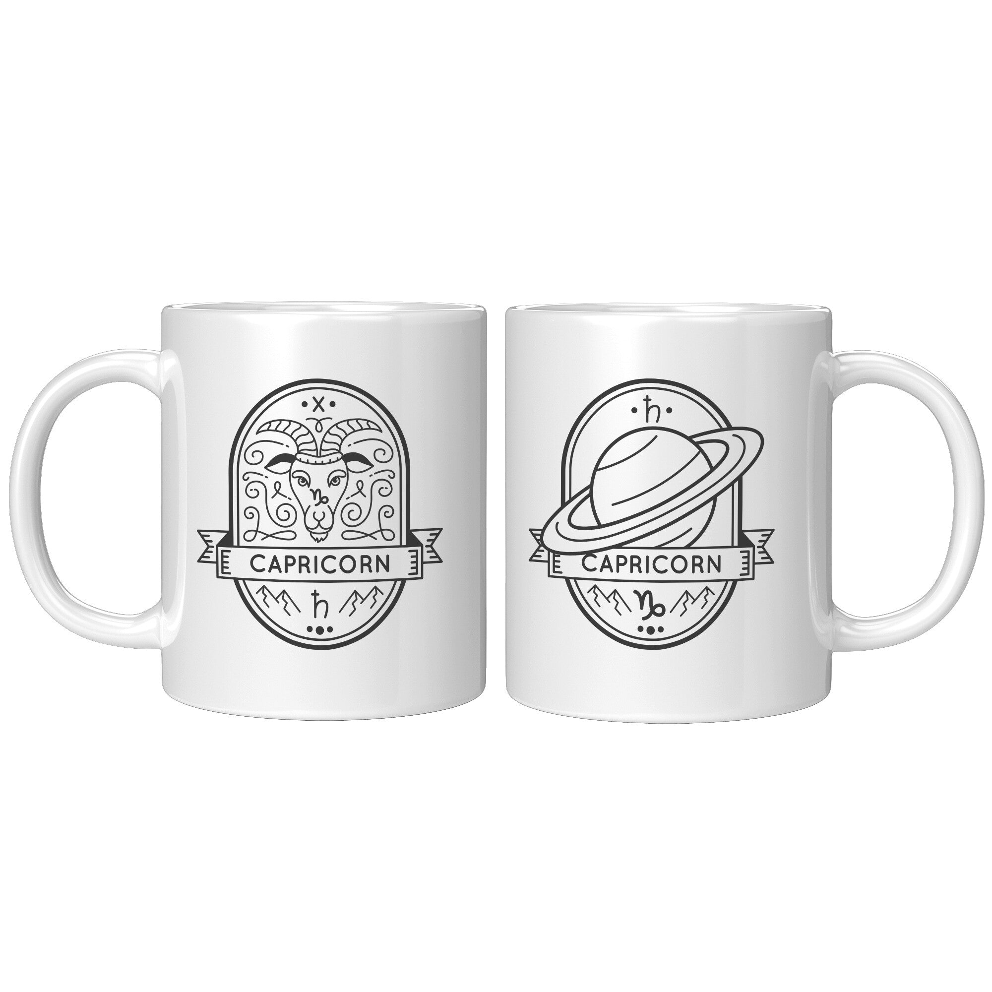 Capricorn 11oz White Mug