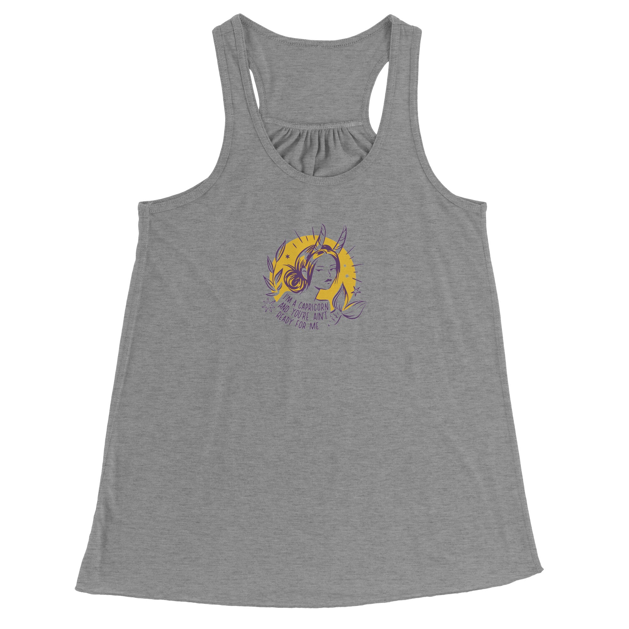 Capricorn BELLA FLOWY RACEBACK TANK