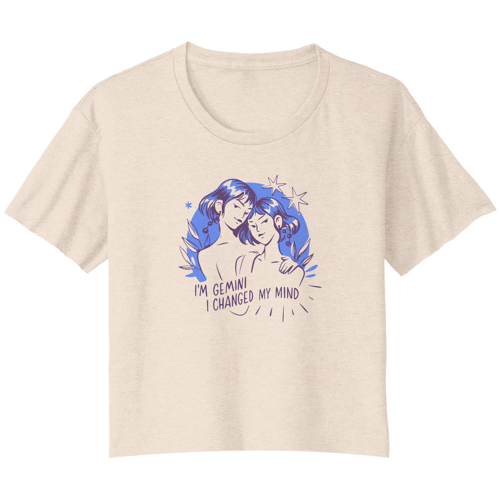 Gemini BELLA LADIES FLOWY CROP T-SHIRT