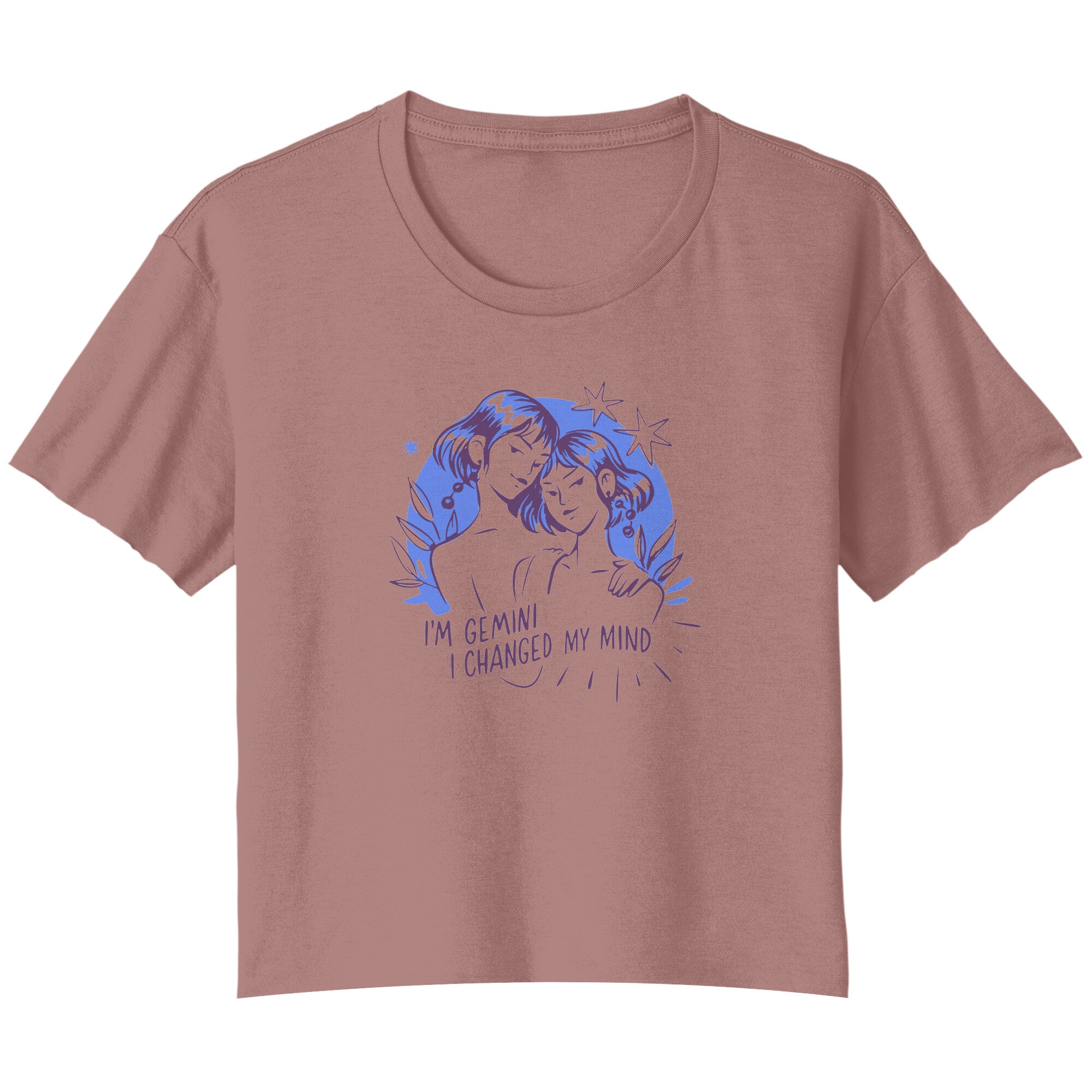 Gemini BELLA LADIES FLOWY CROP T-SHIRT