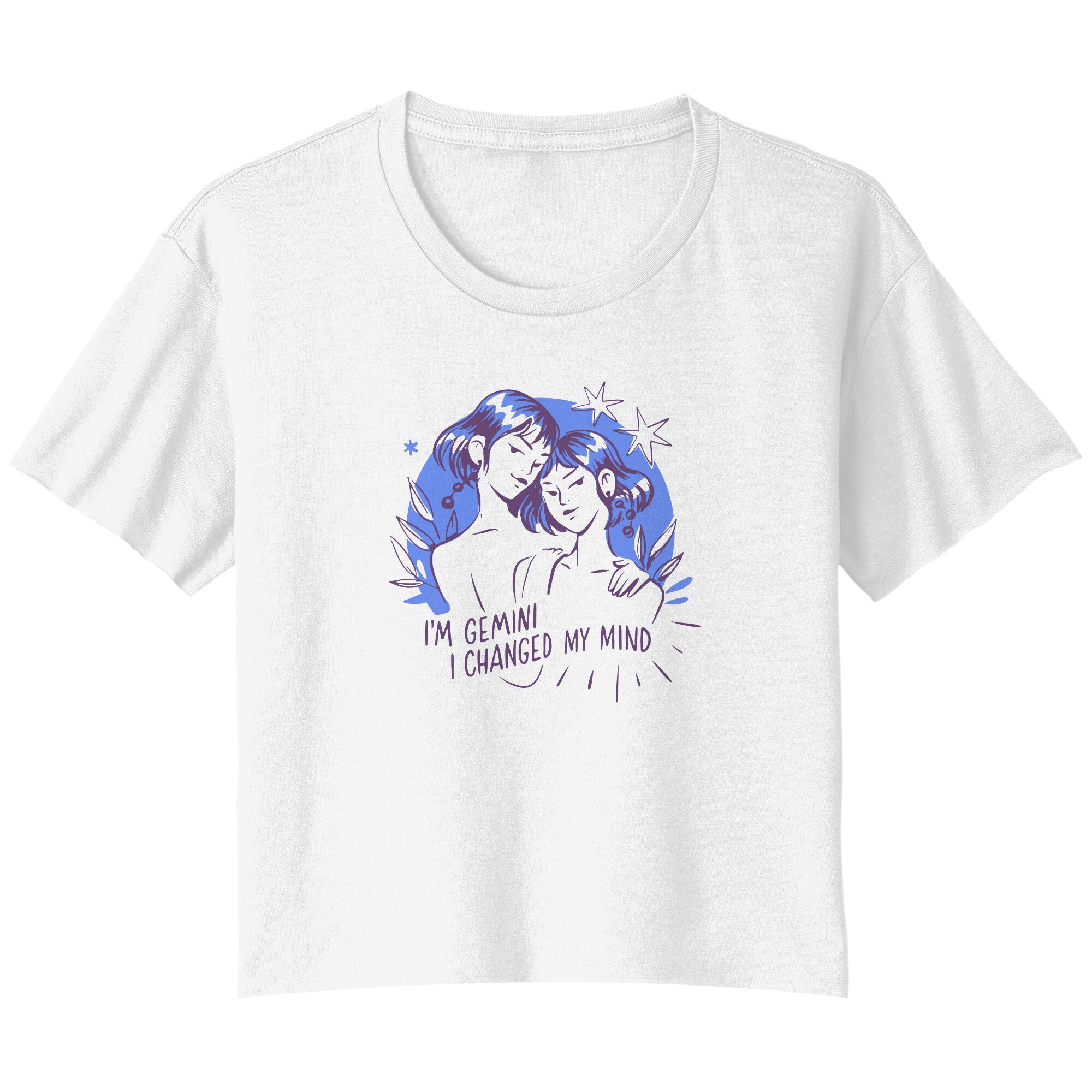 Gemini BELLA LADIES FLOWY CROP T-SHIRT