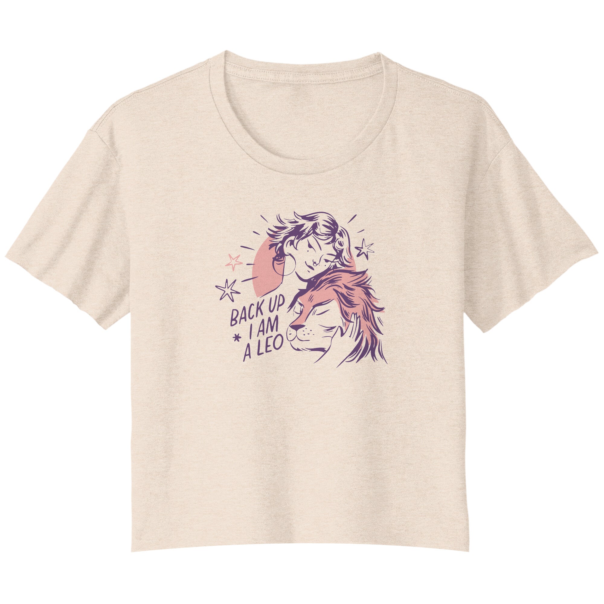 Leo BELLA LADIES FLOWY CROP T-SHIRT