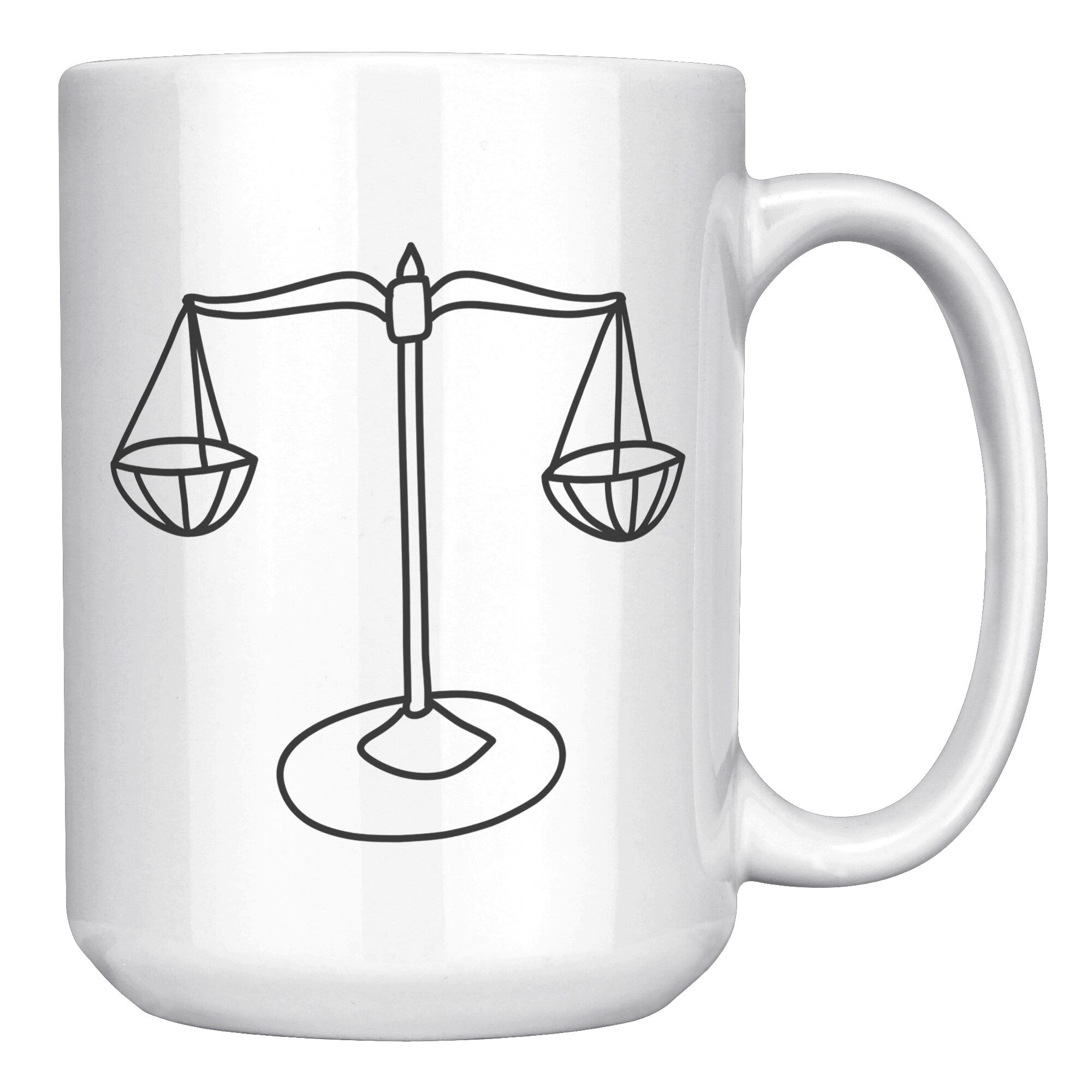 Libra 15OZ WHITE MUG