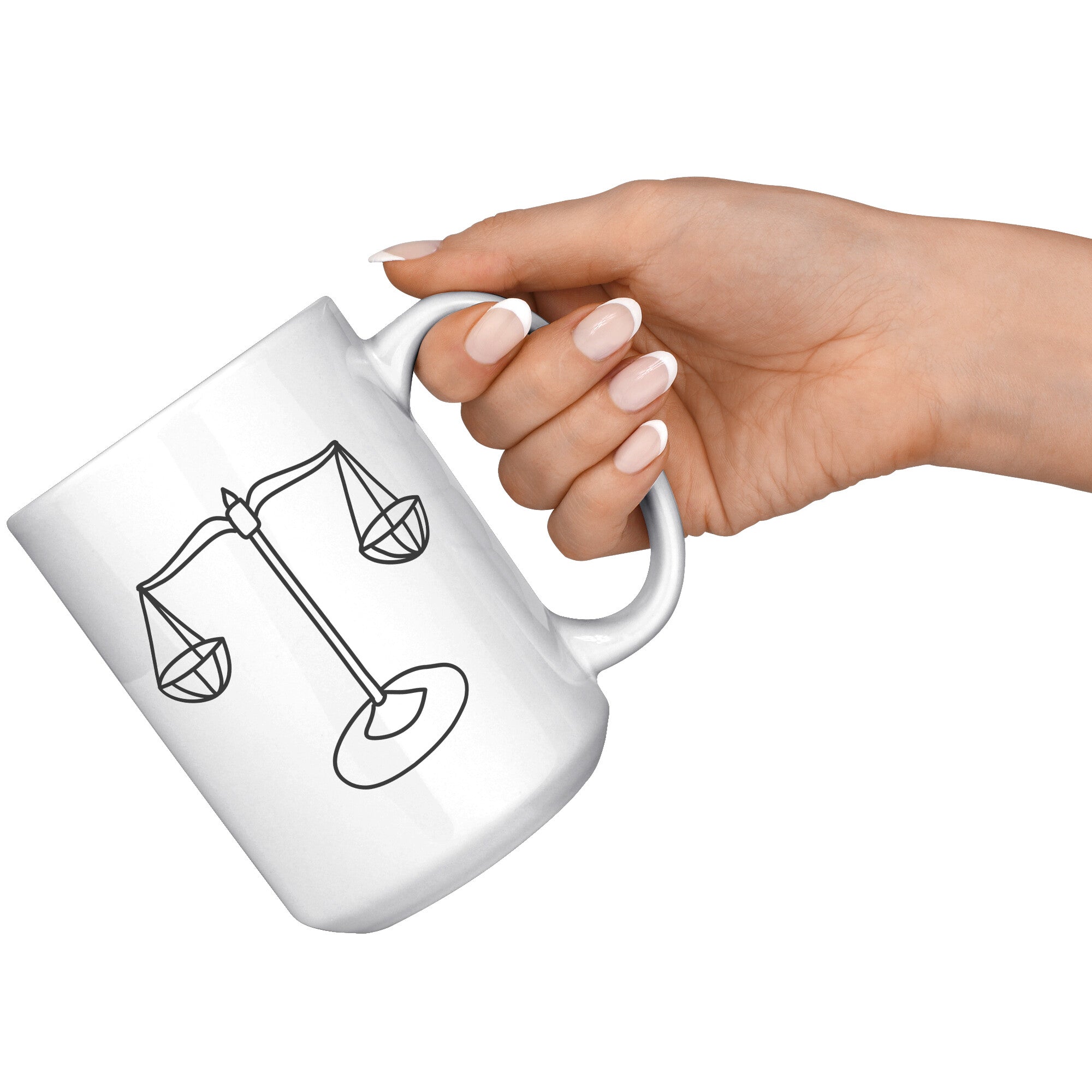Libra 15OZ WHITE MUG