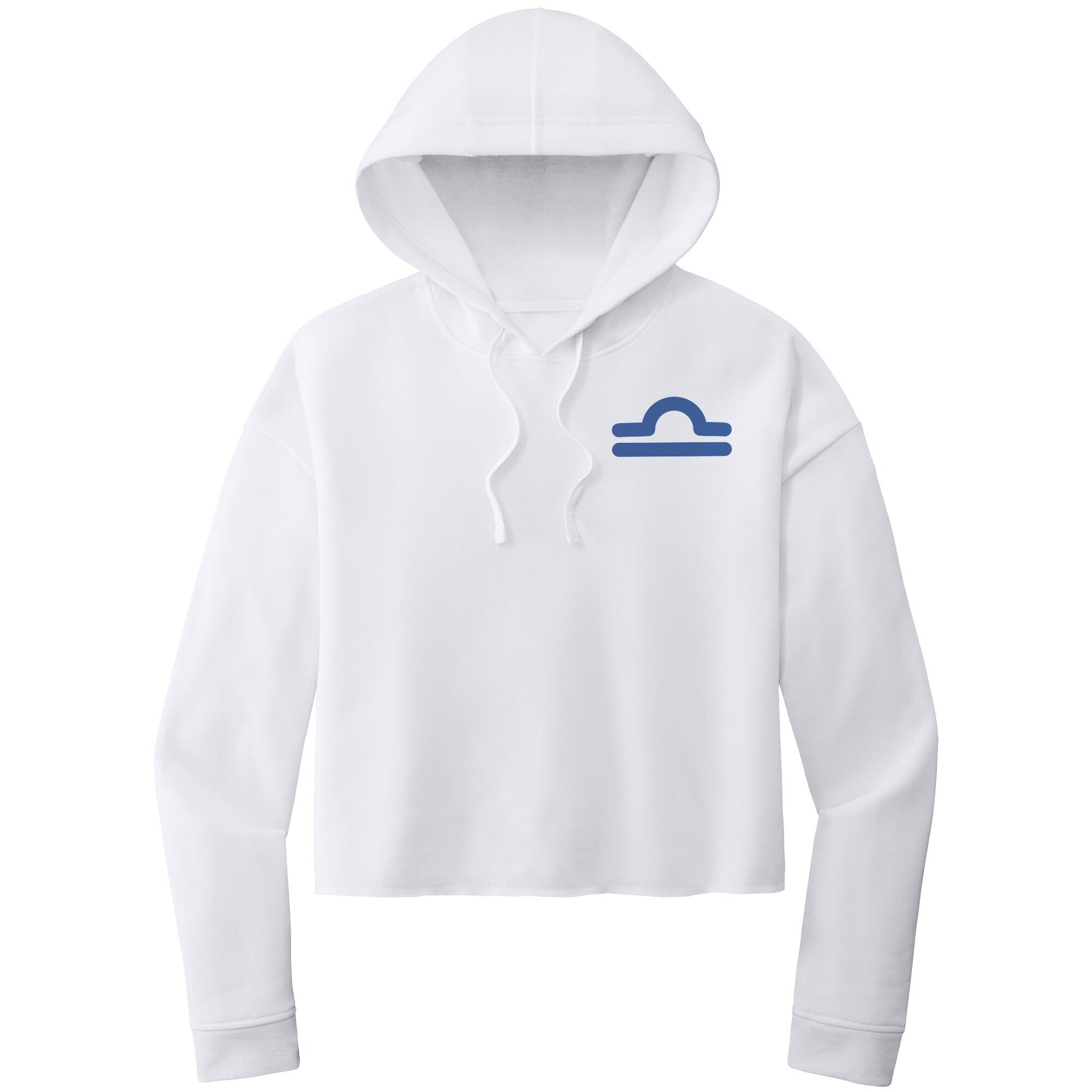 Libra ITC WOMEN’S LIGHTWEIGHT CROP HOODED SWEATSHIRT