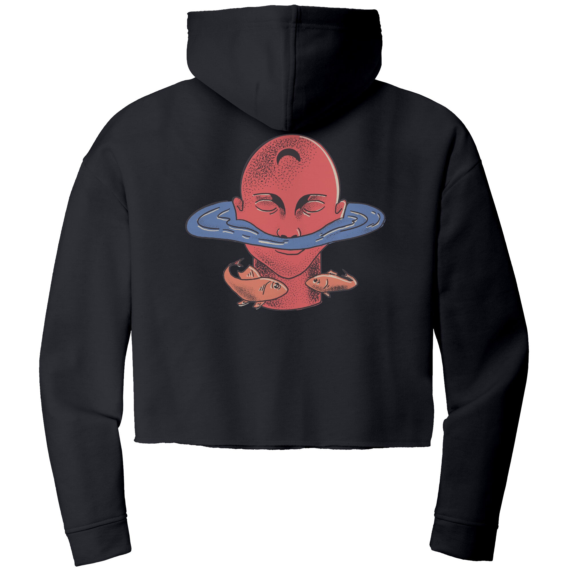 Pisces ITC WOMEN’S LIGHTWEIGHT CROP HOODED SWEATSHIRT