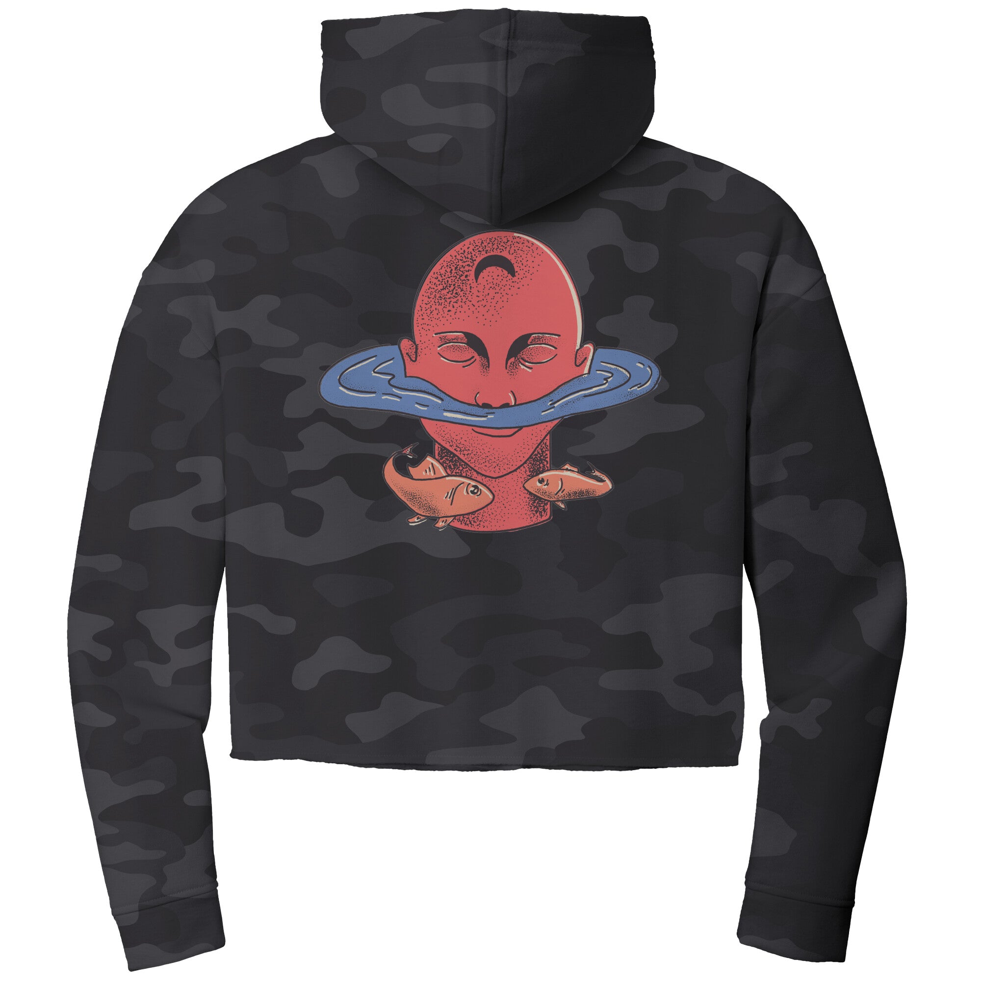 Pisces ITC WOMEN’S LIGHTWEIGHT CROP HOODED SWEATSHIRT