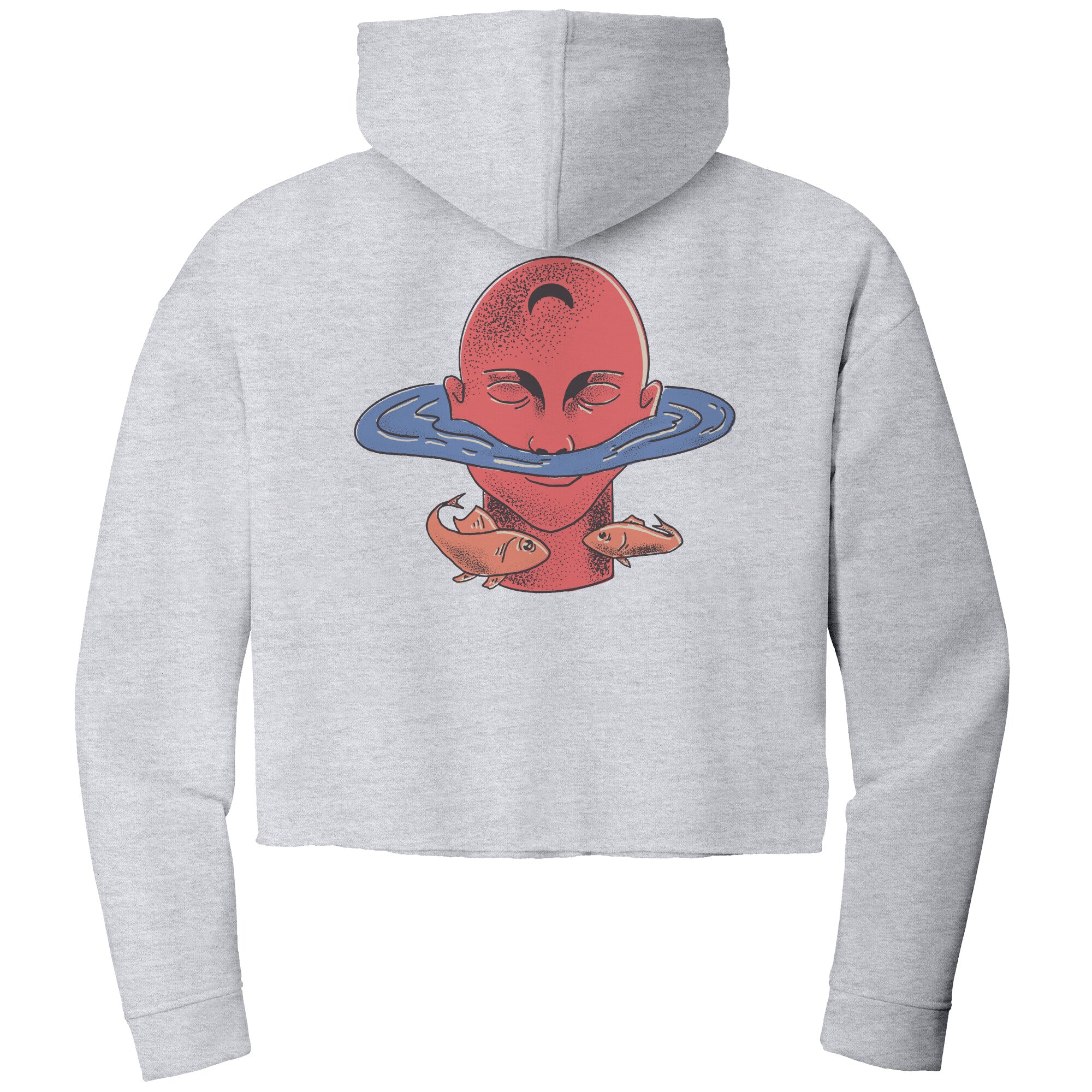 Pisces ITC WOMEN’S LIGHTWEIGHT CROP HOODED SWEATSHIRT