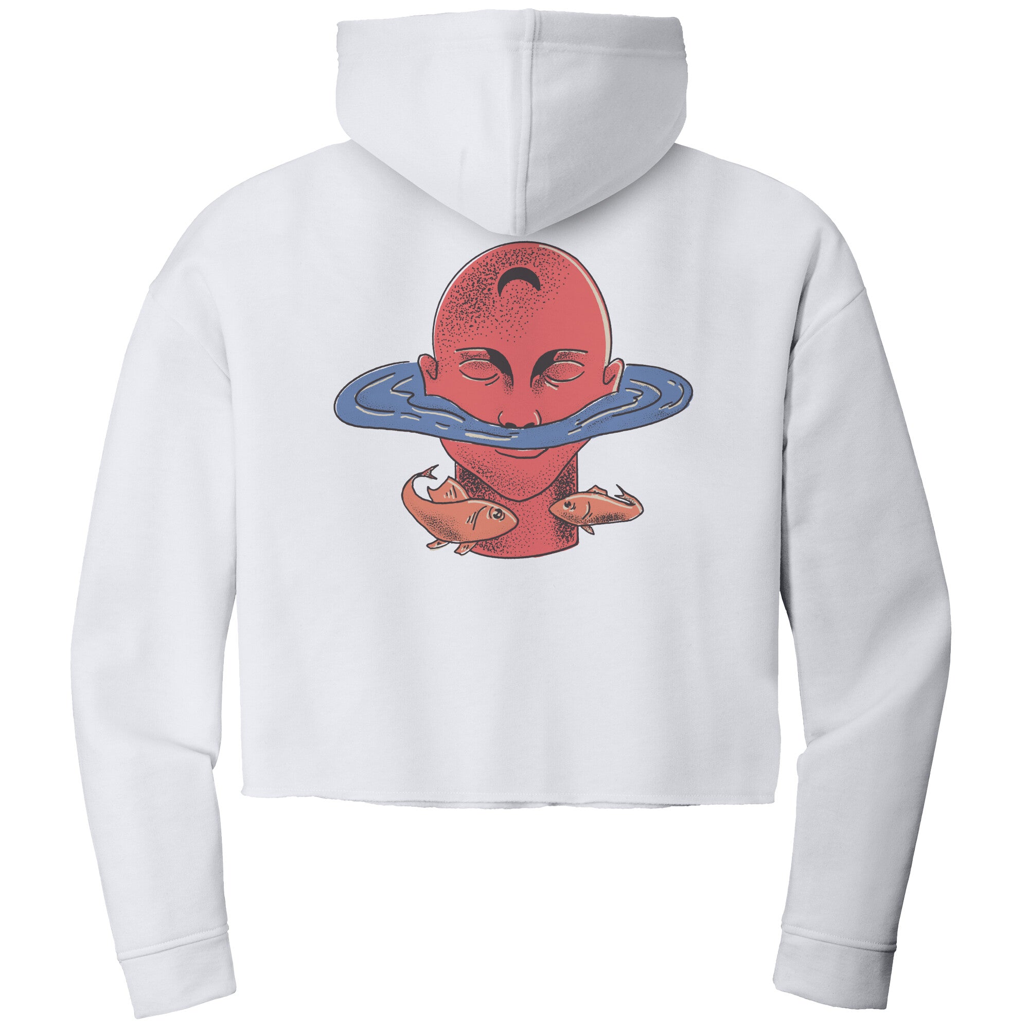 Pisces ITC WOMEN’S LIGHTWEIGHT CROP HOODED SWEATSHIRT