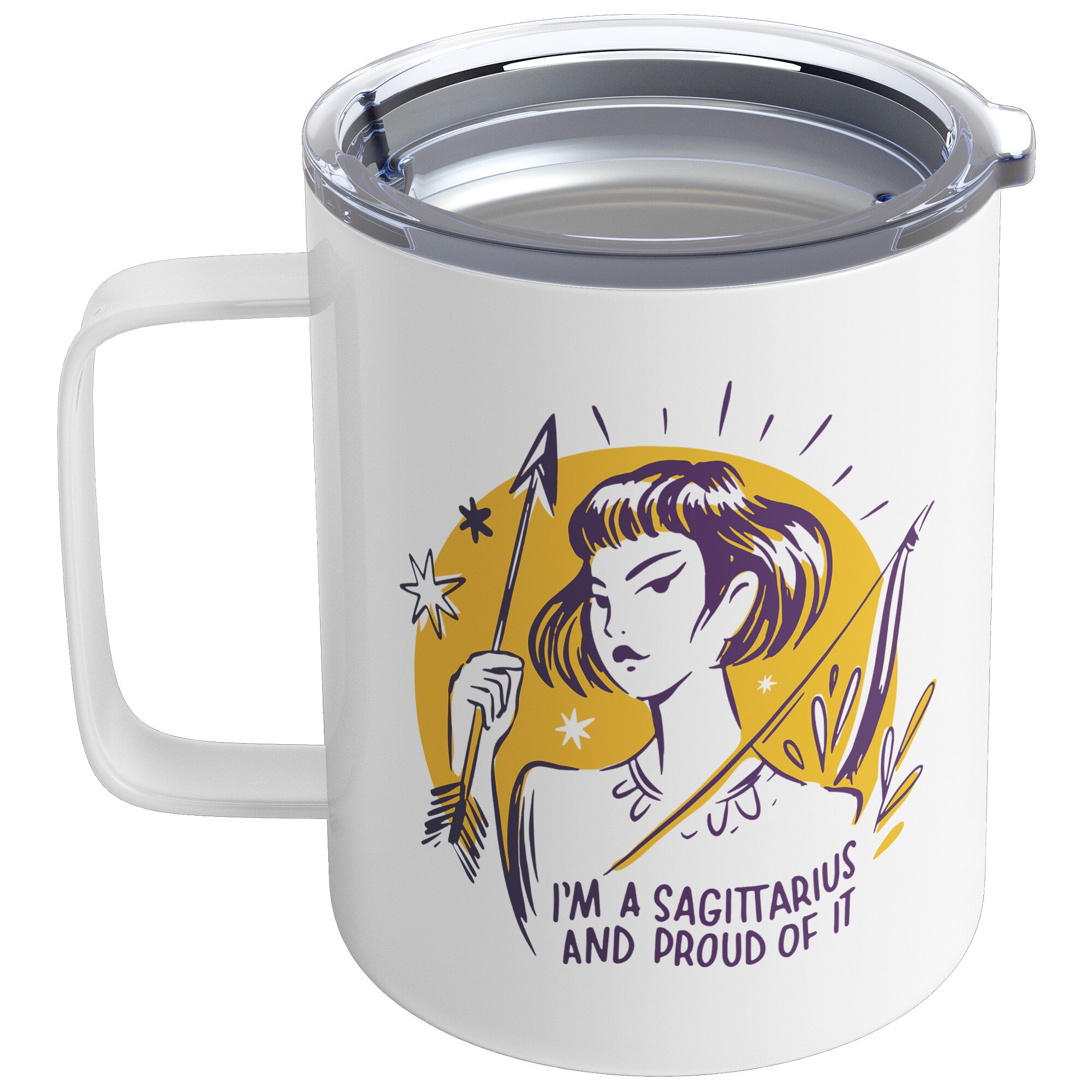 Sagittarius 10oZ INSULATED COFFEE MUG