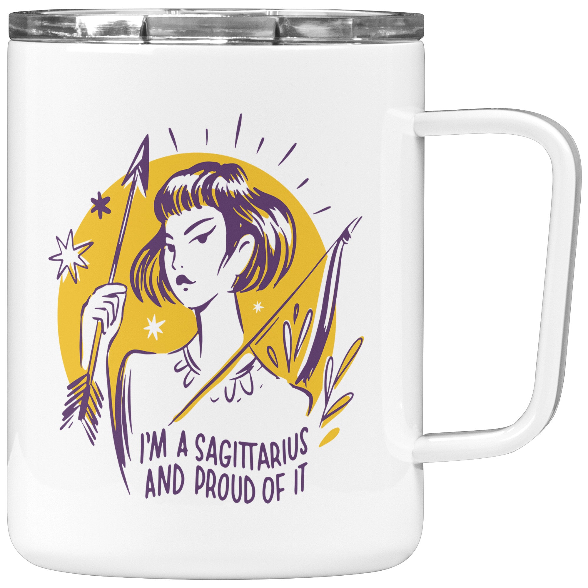 Sagittarius 10oZ INSULATED COFFEE MUG