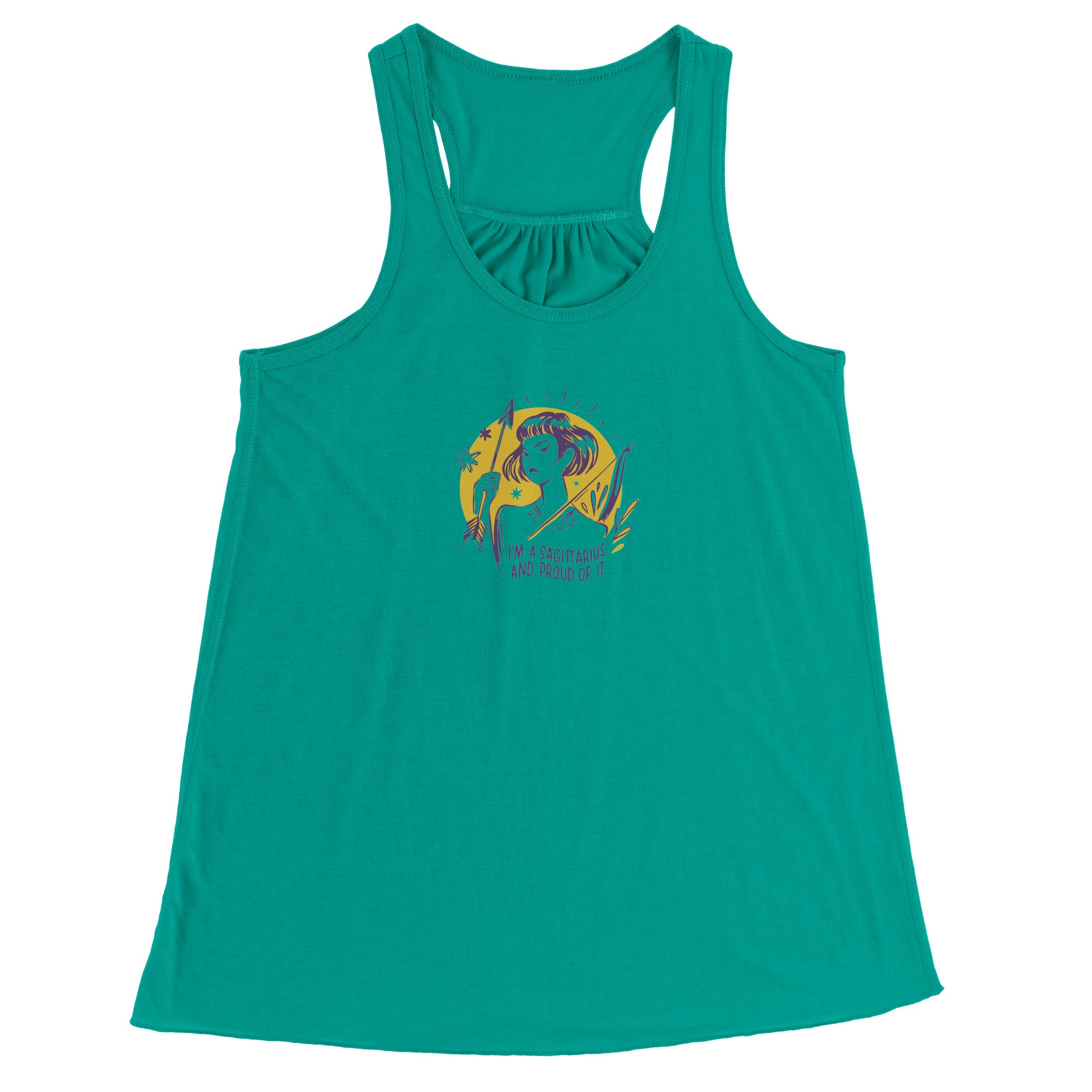Sagittarius BELLA FLOWY RACEBACK TANK