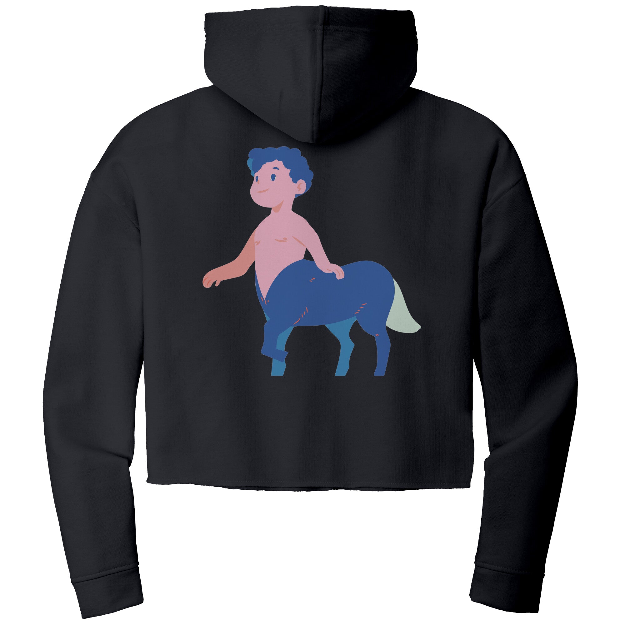 Sagittarius ITC WOMEN’S LIGHTWEIGHT CROP HOODED SWEATSHIRT