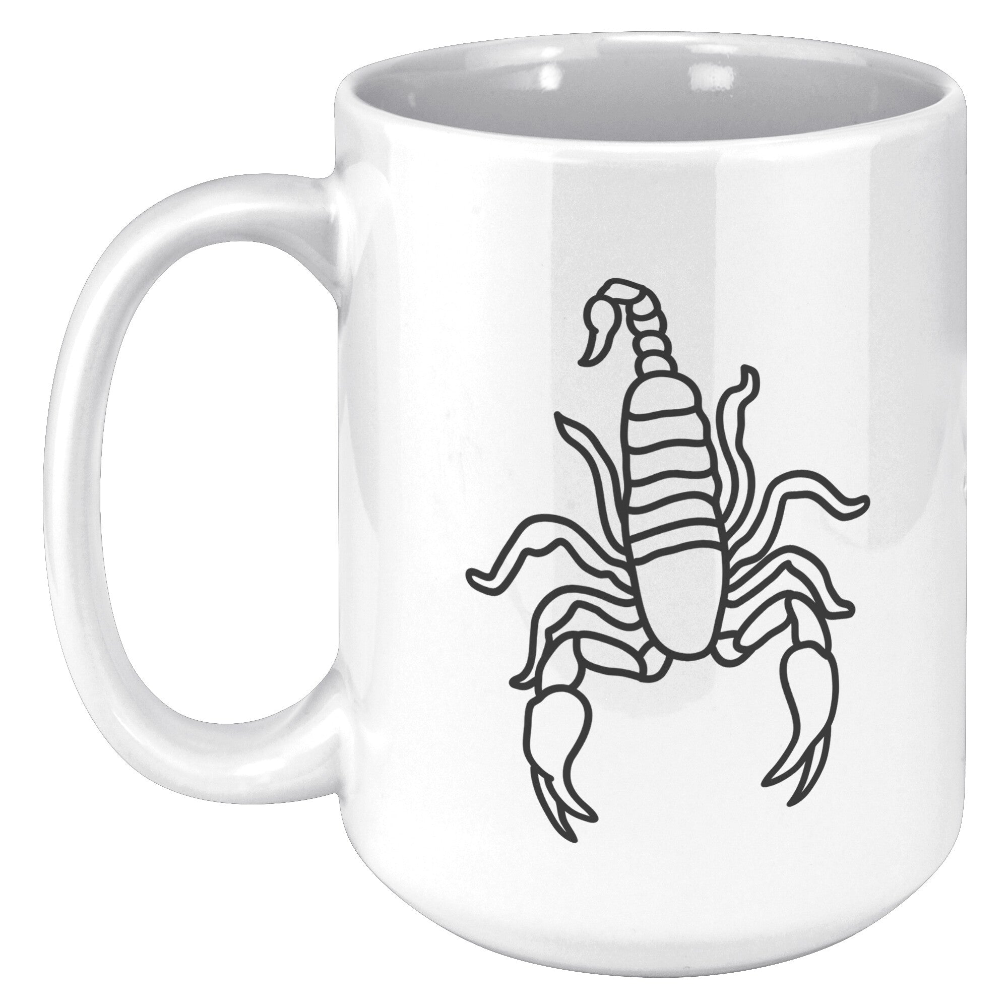 Scorpio 15OZ WHITE MUG