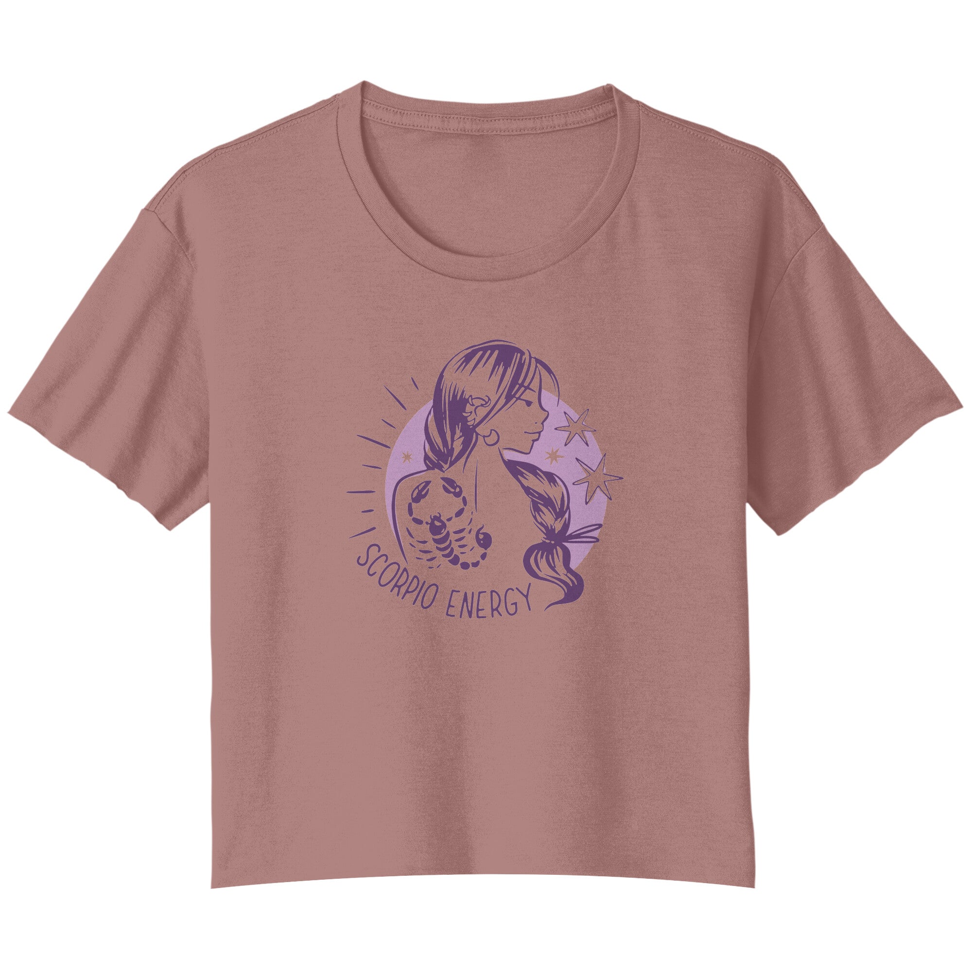 Scorpio BELLA LADIES FLOWY CROP T-SHIRT