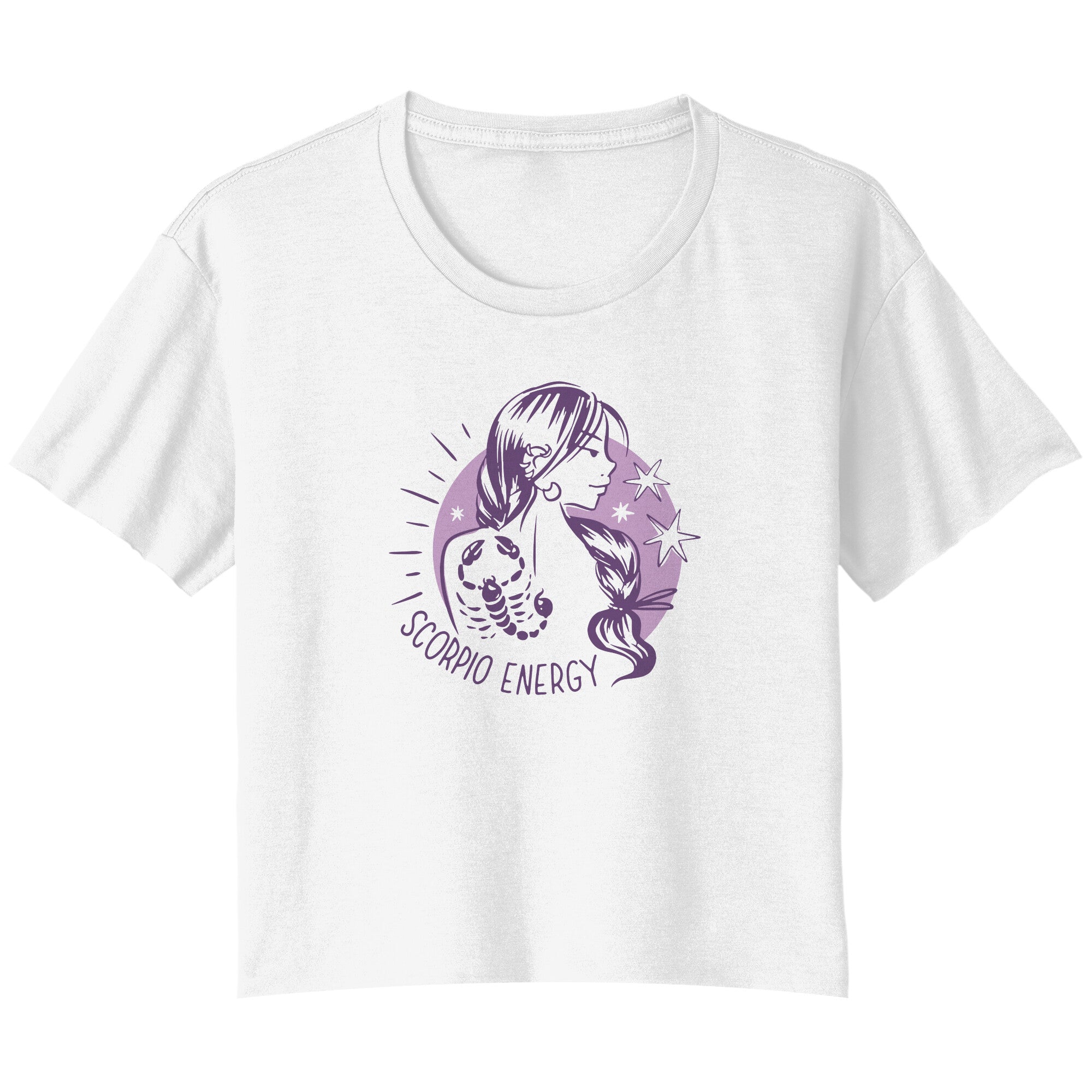 Scorpio BELLA LADIES FLOWY CROP T-SHIRT