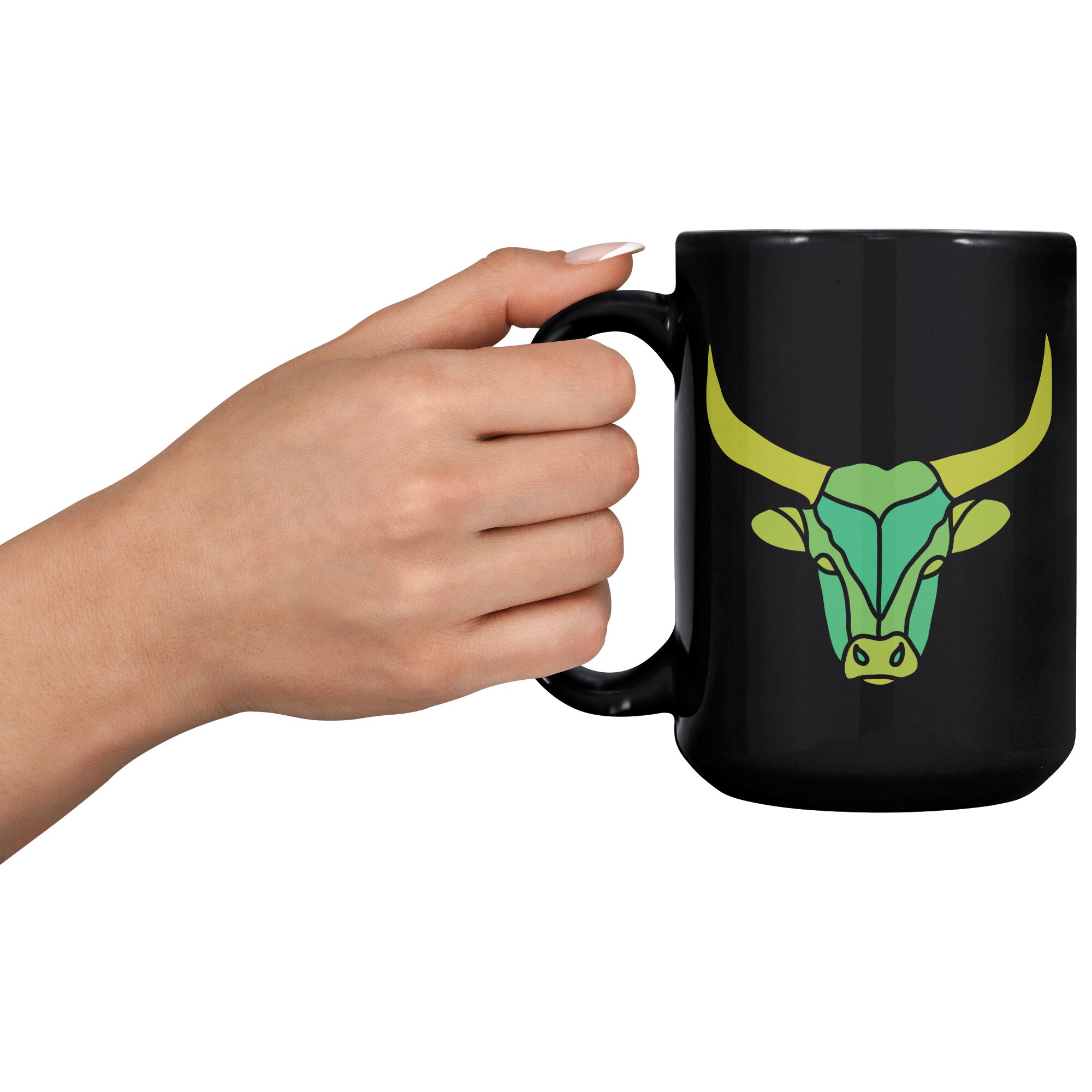 Taurus 15OZ BLACK MUG