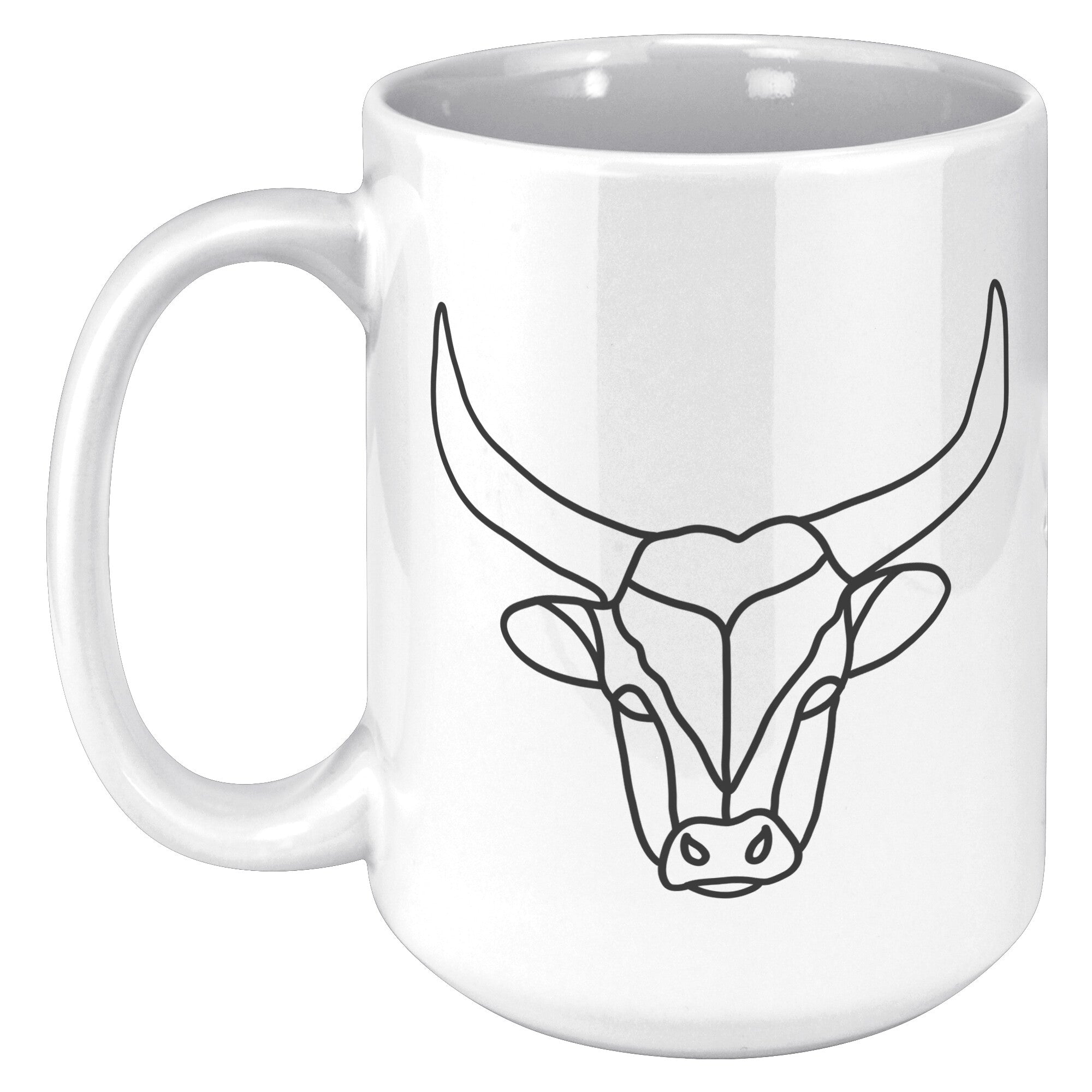 Taurus 15OZ WHITE MUG