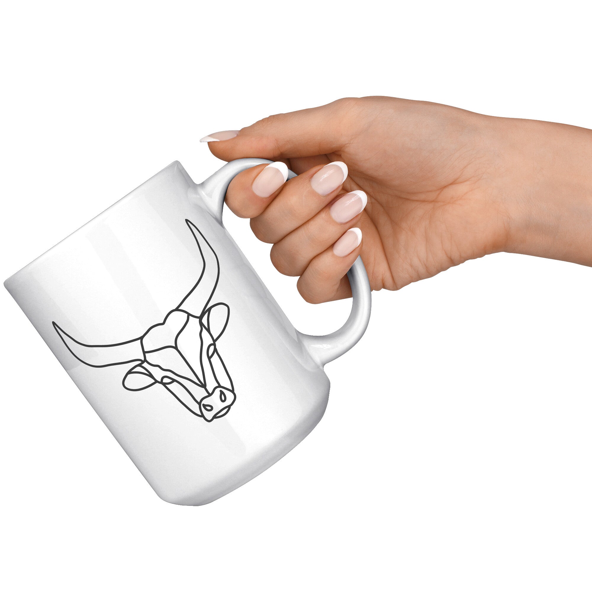 Taurus 15OZ WHITE MUG