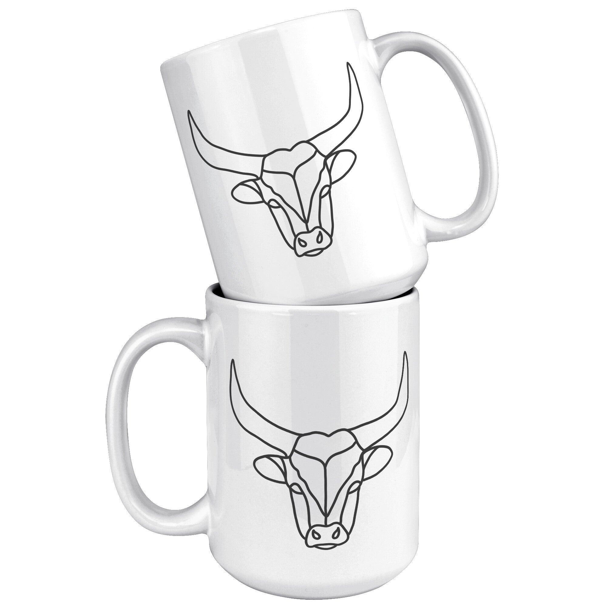 Taurus 15OZ WHITE MUG